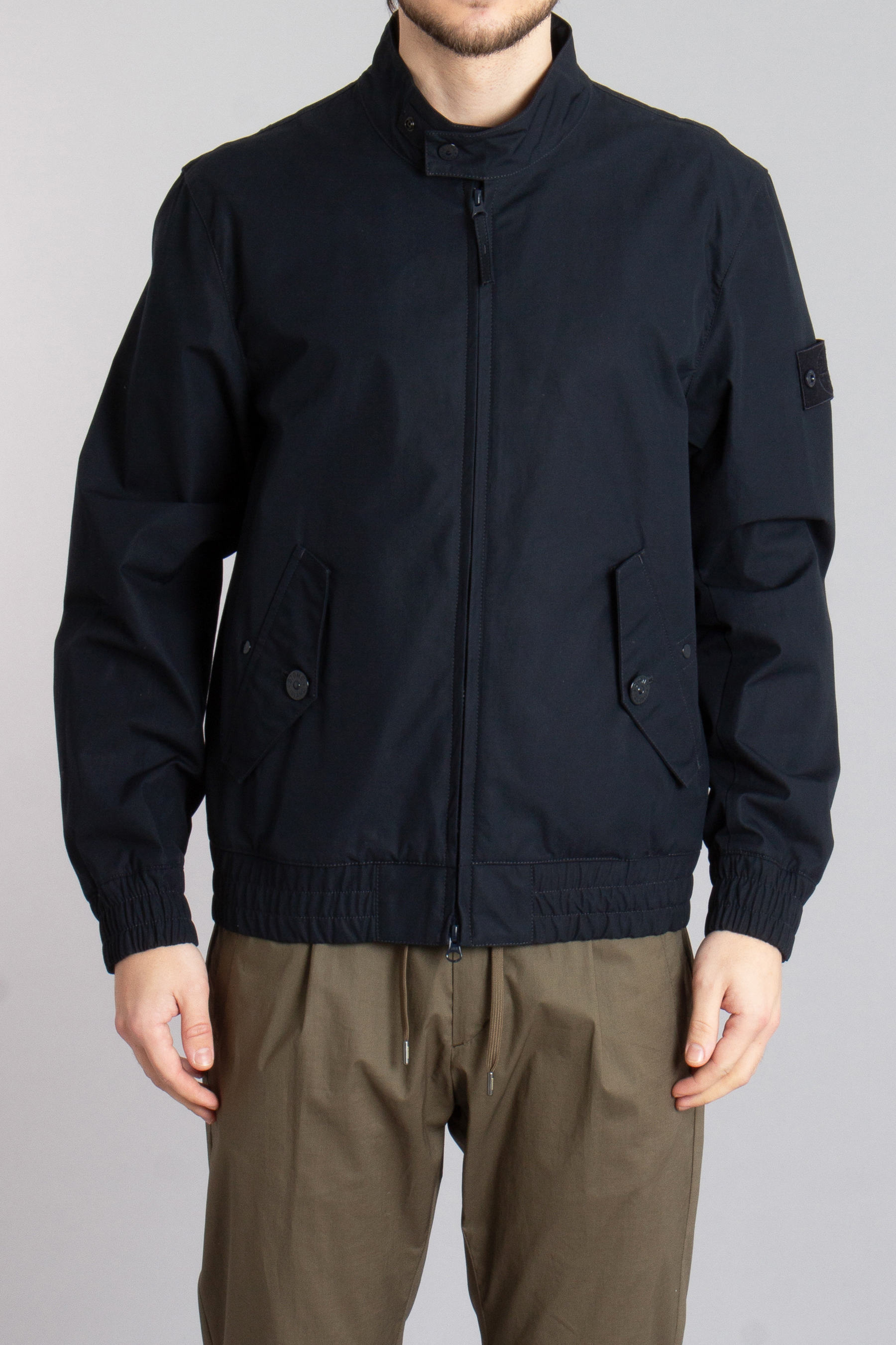 STONE ISLAND Ghost Piece Weatherproof Organic Cotton Canvas Bomber