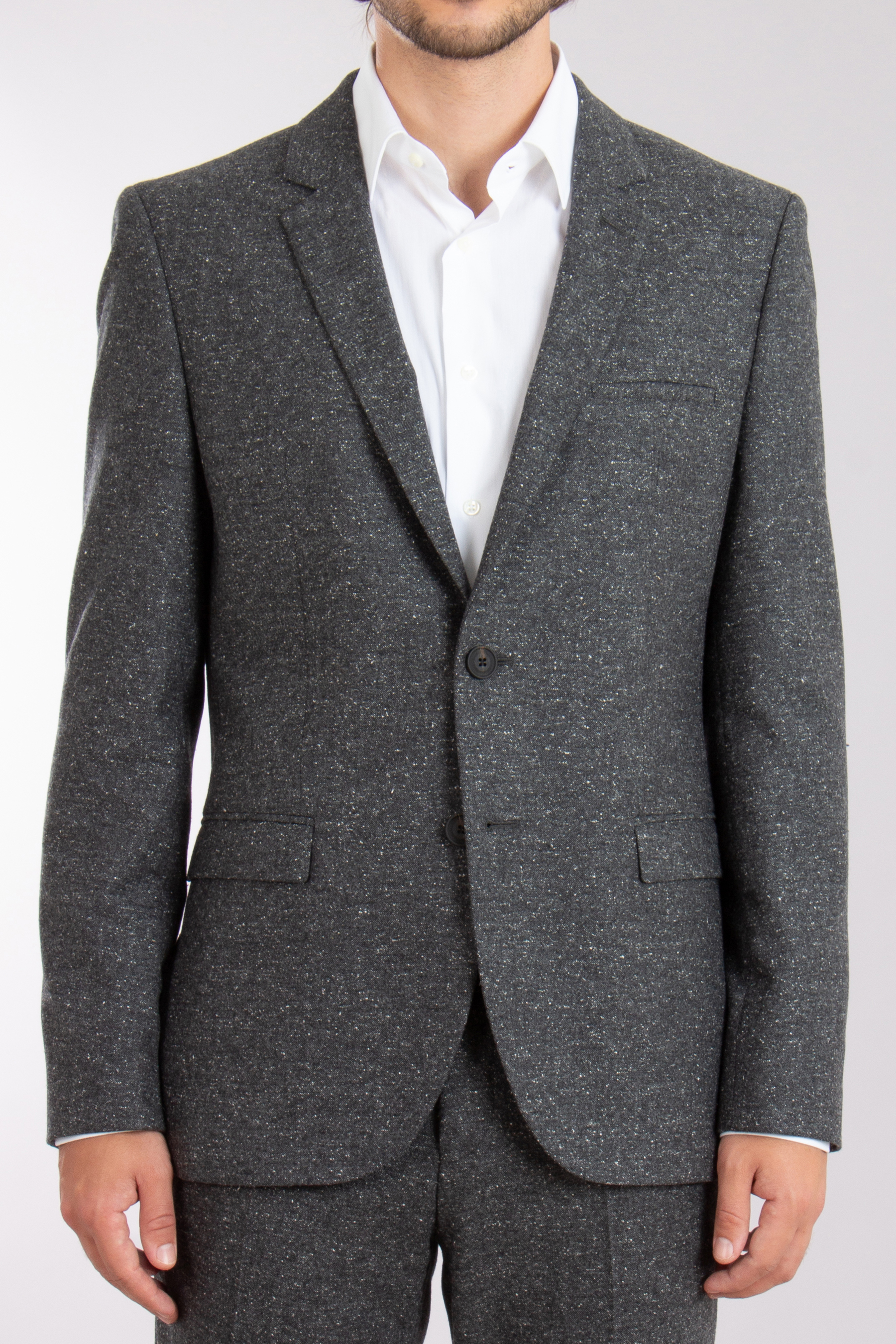 HUGO Extra Slim Fit Wool-Silk-Blend Jacket Arti