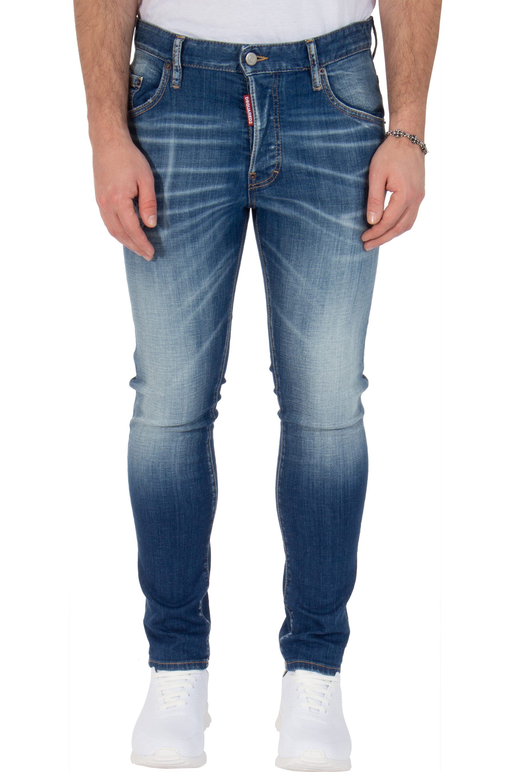 DSQUARED2 Medium Plantation Wash Skater Jeans 