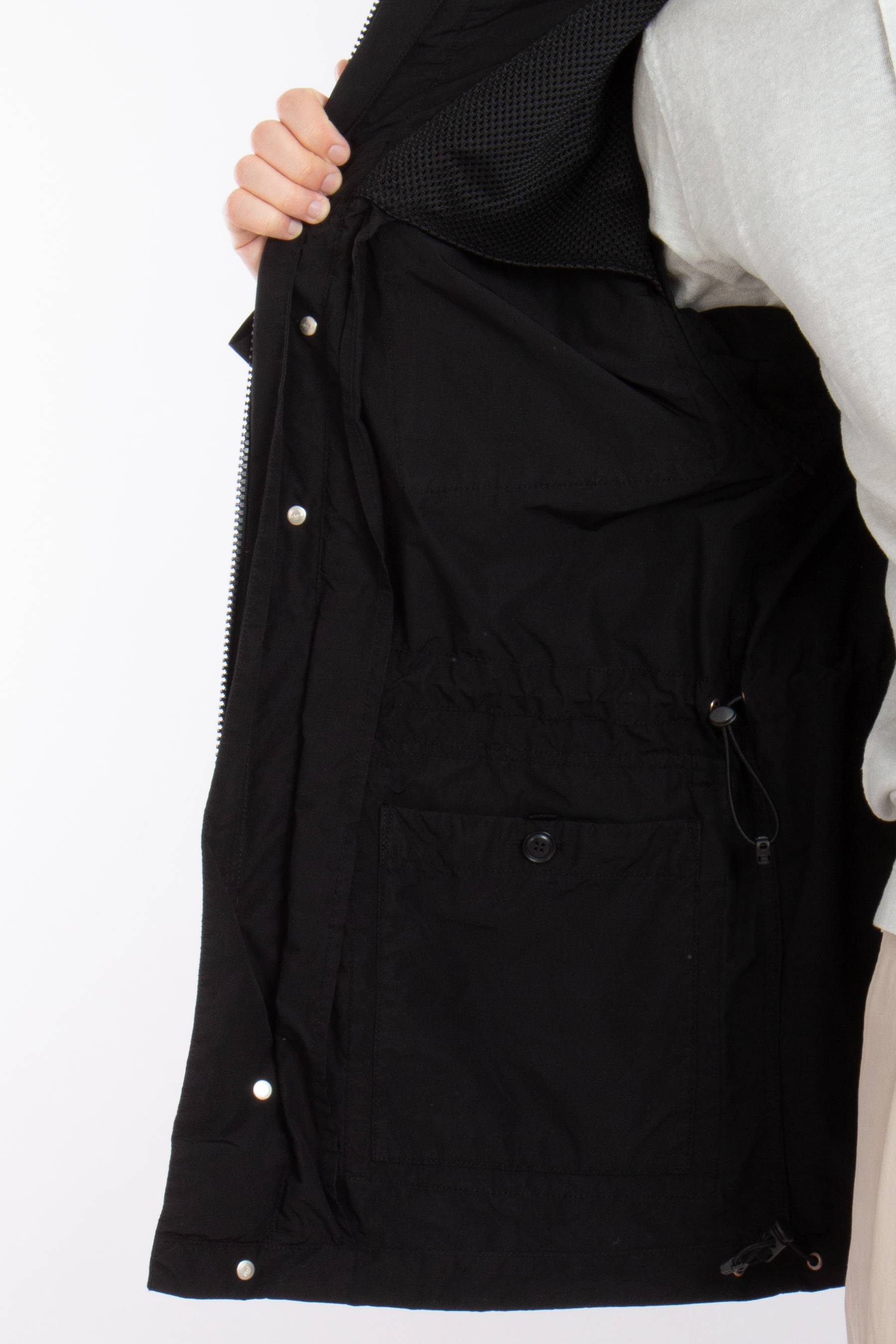 ASPESI Hooded Technical Fabric Parka