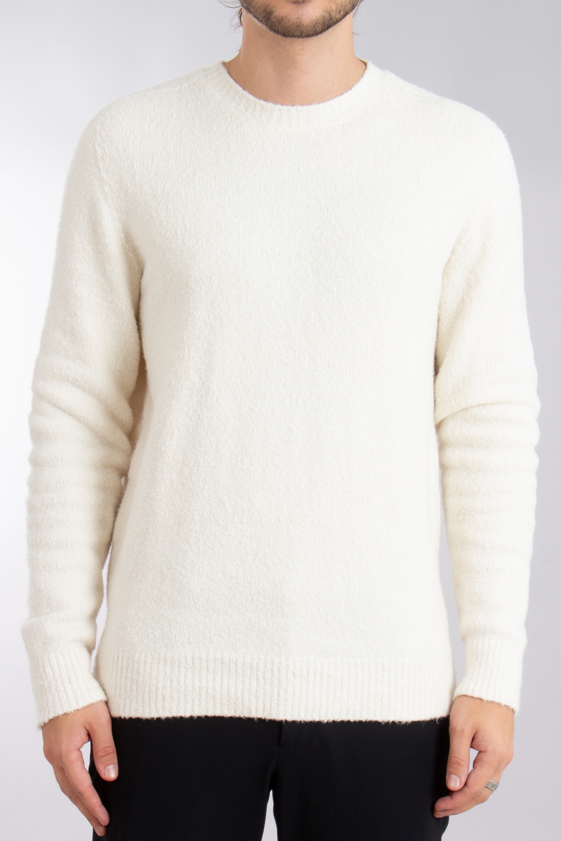 ROBERTO COLLINA Cotton Blend Knit Sweater