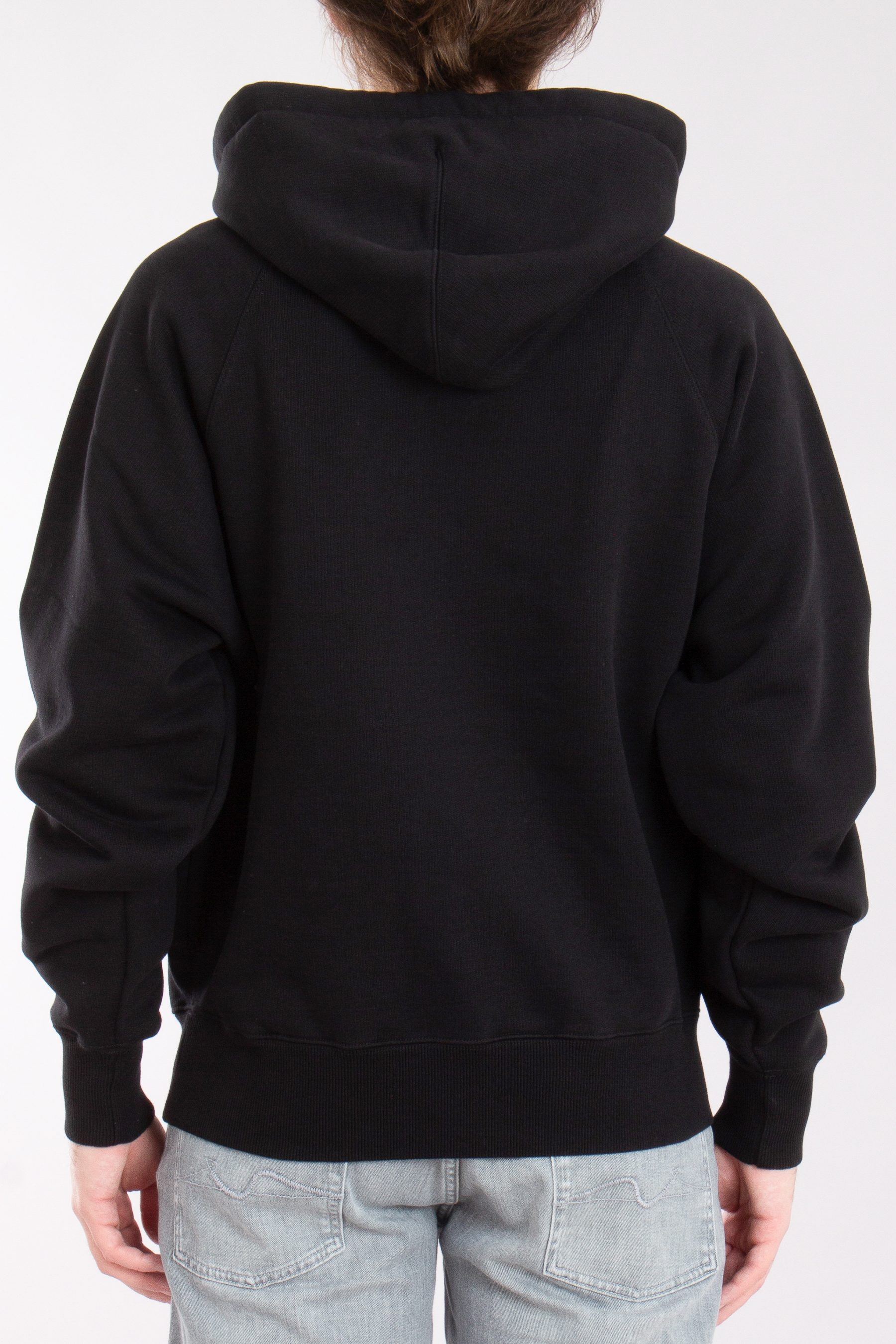 AMI PARIS Boxy Fit Ami de Coeur Organic Cotton Fleece Hoodie