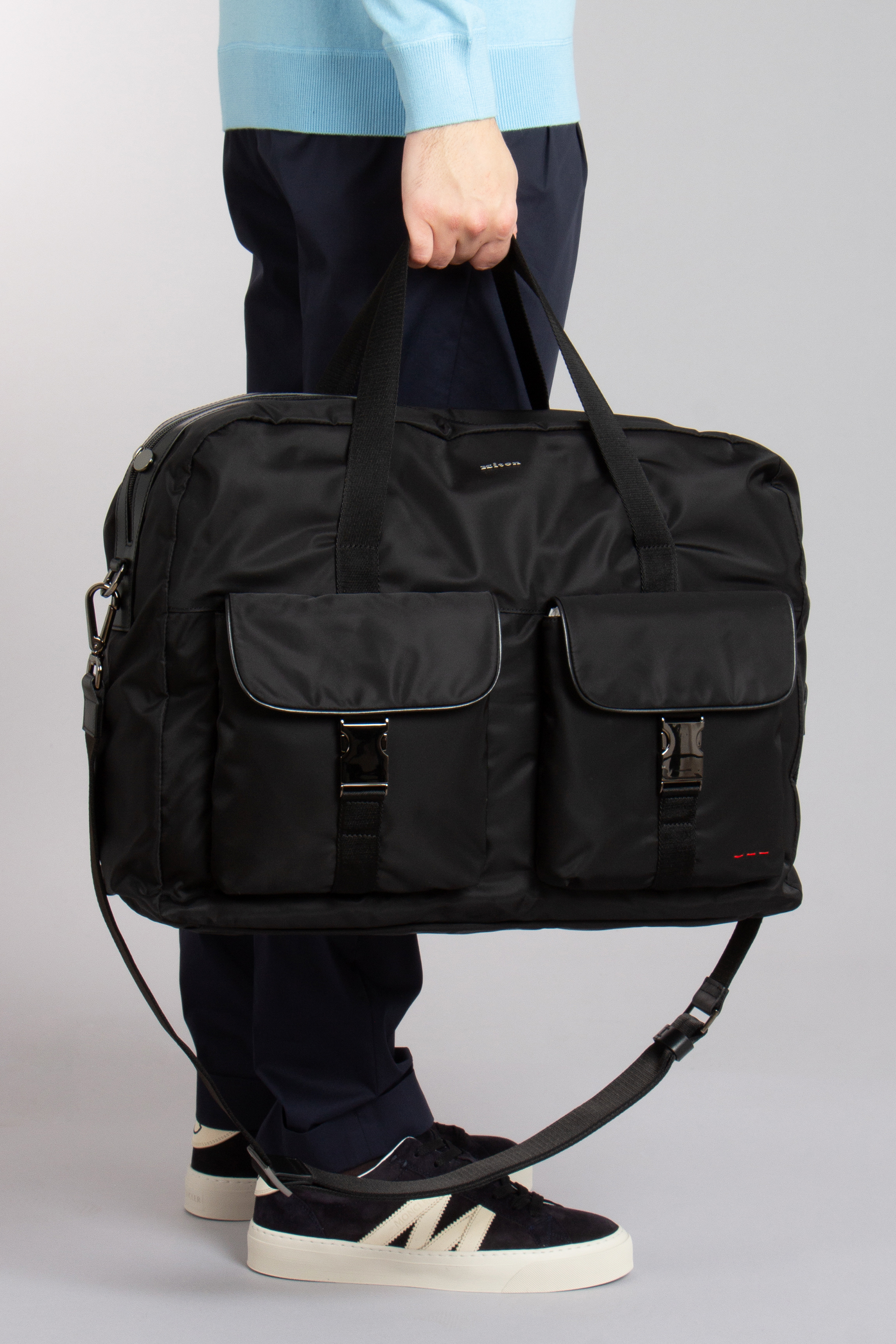 KITON Nylon Blend Briefcase