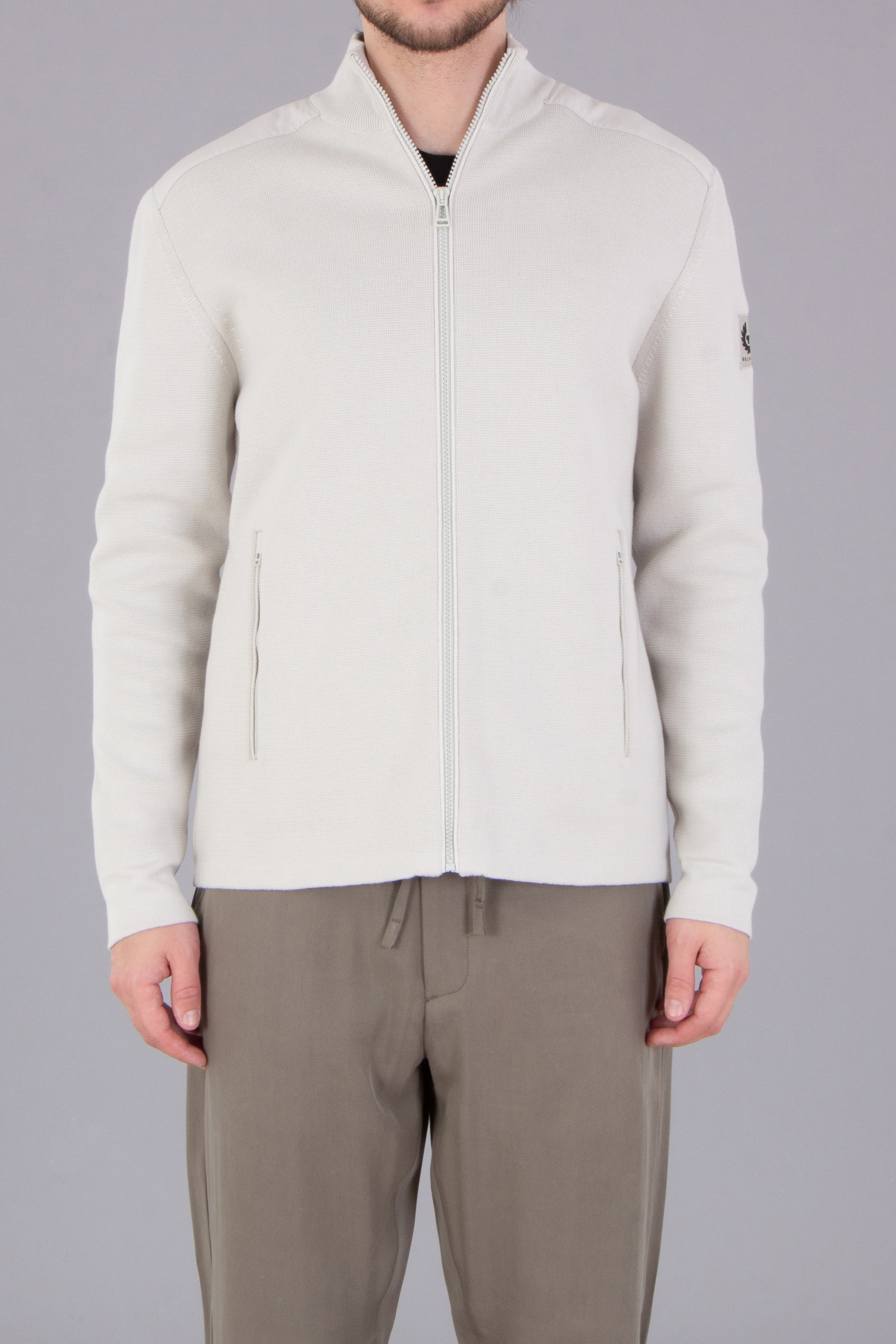 BELSTAFF Organic Cotton Verge Zip Cardigan