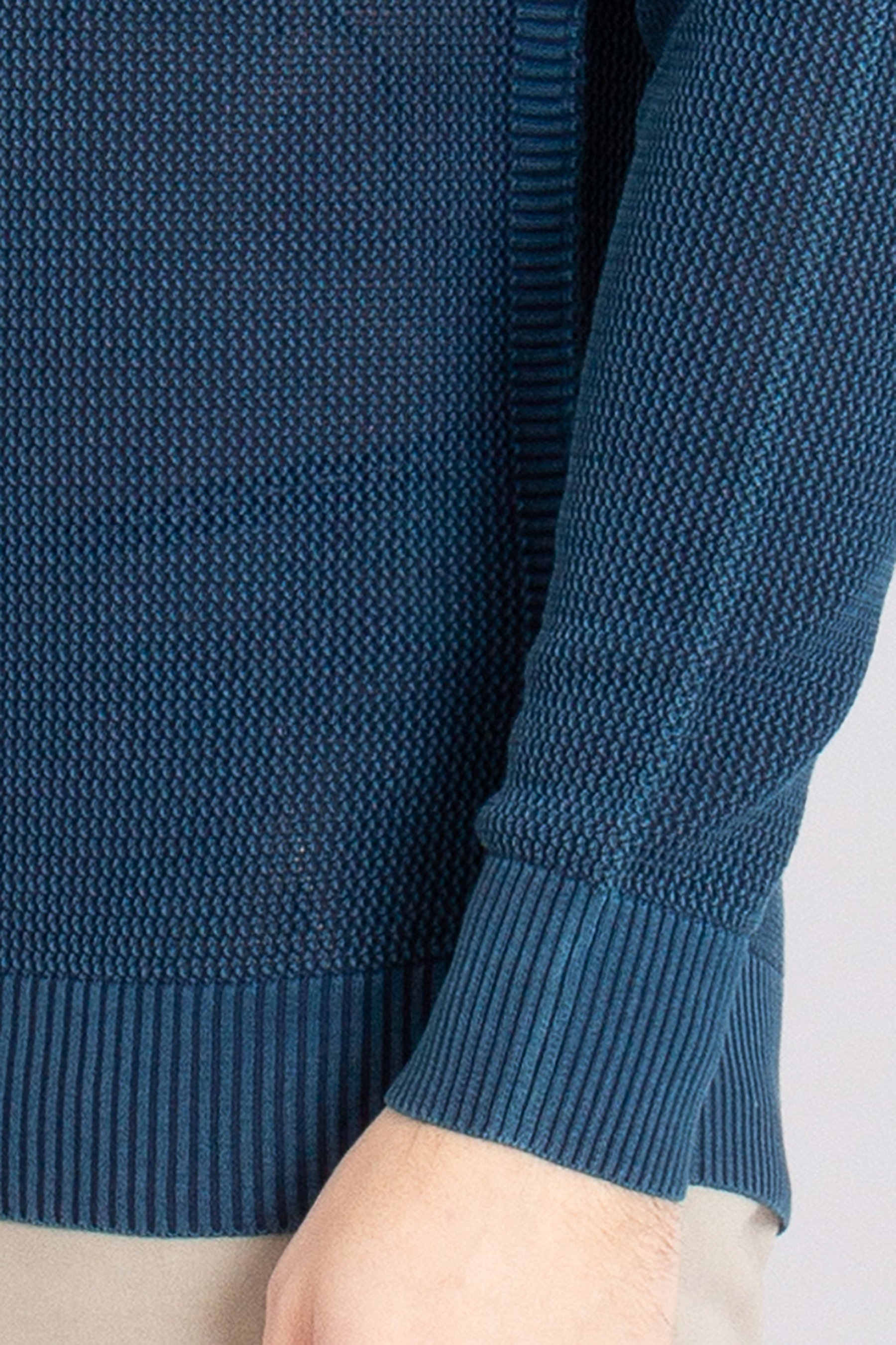 ROBERTO COLLINA Structured Cotton Knit Sweater