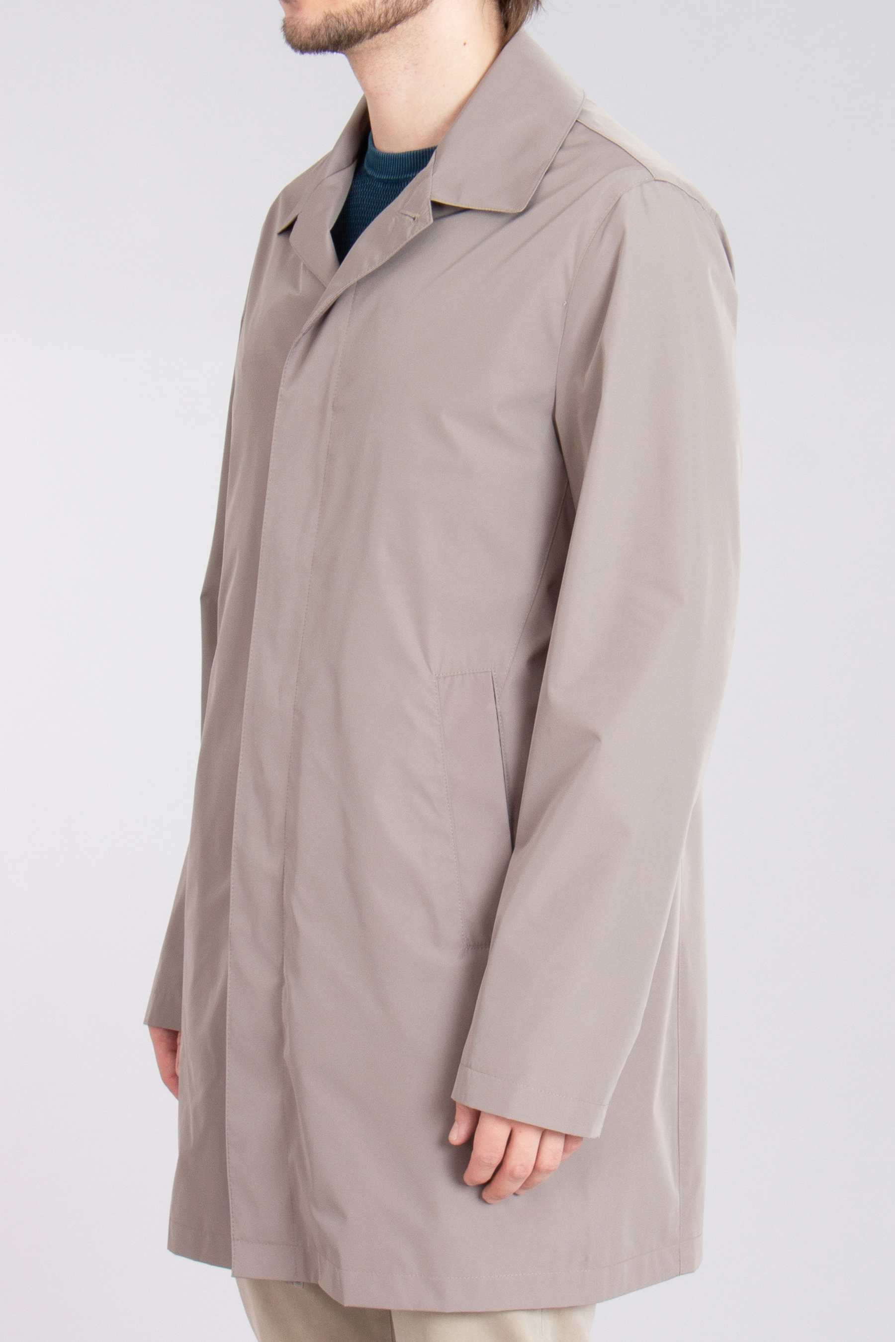 PAL ZILERI Technical Fabric Car Coat