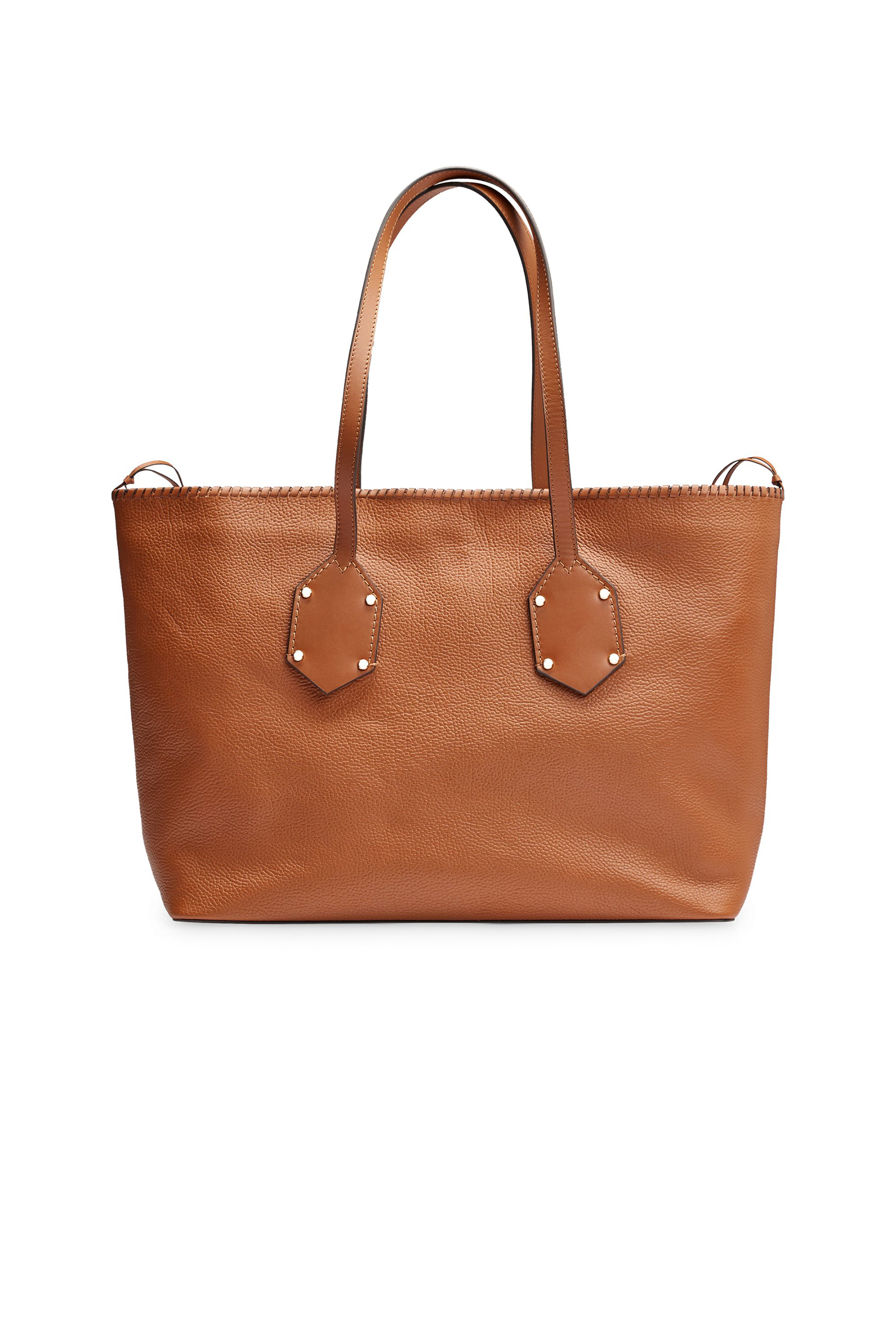 BOSS Grained Leather Shopper Ivy