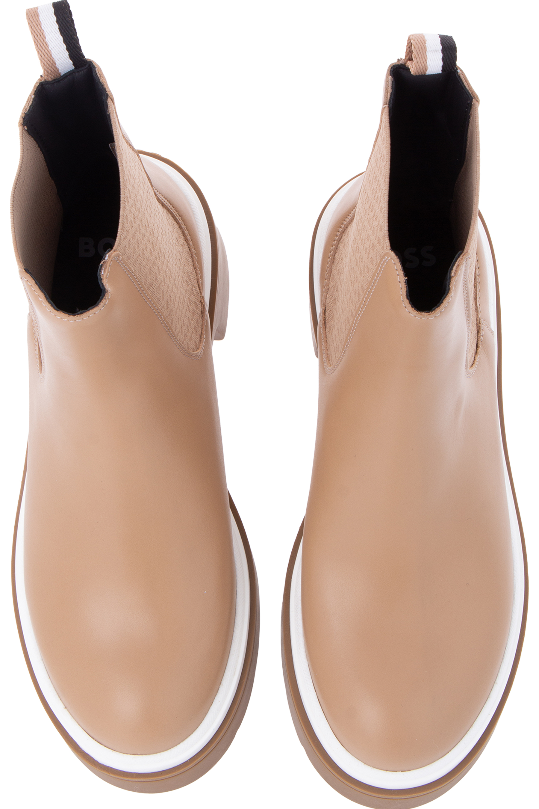 BOSS Cow Leather Chelsea Boots Carol