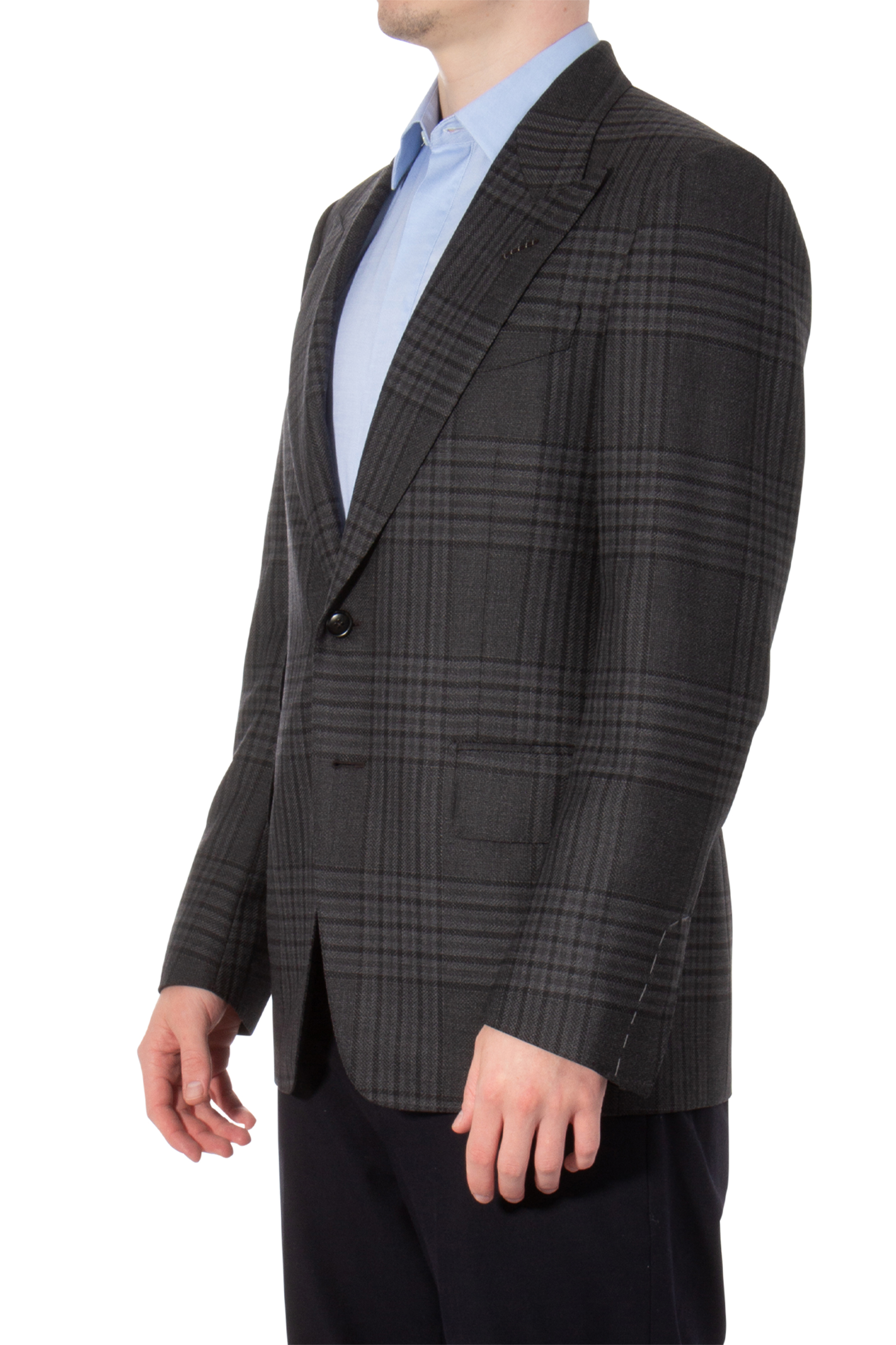 TOM FORD Checked Wool Jacket Shelton 