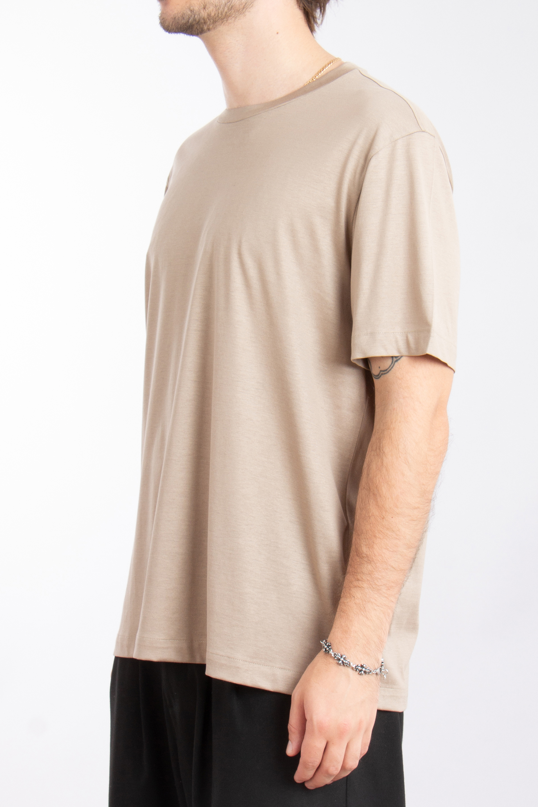 BRIONI Silk-Cotton Blend T-Shirt