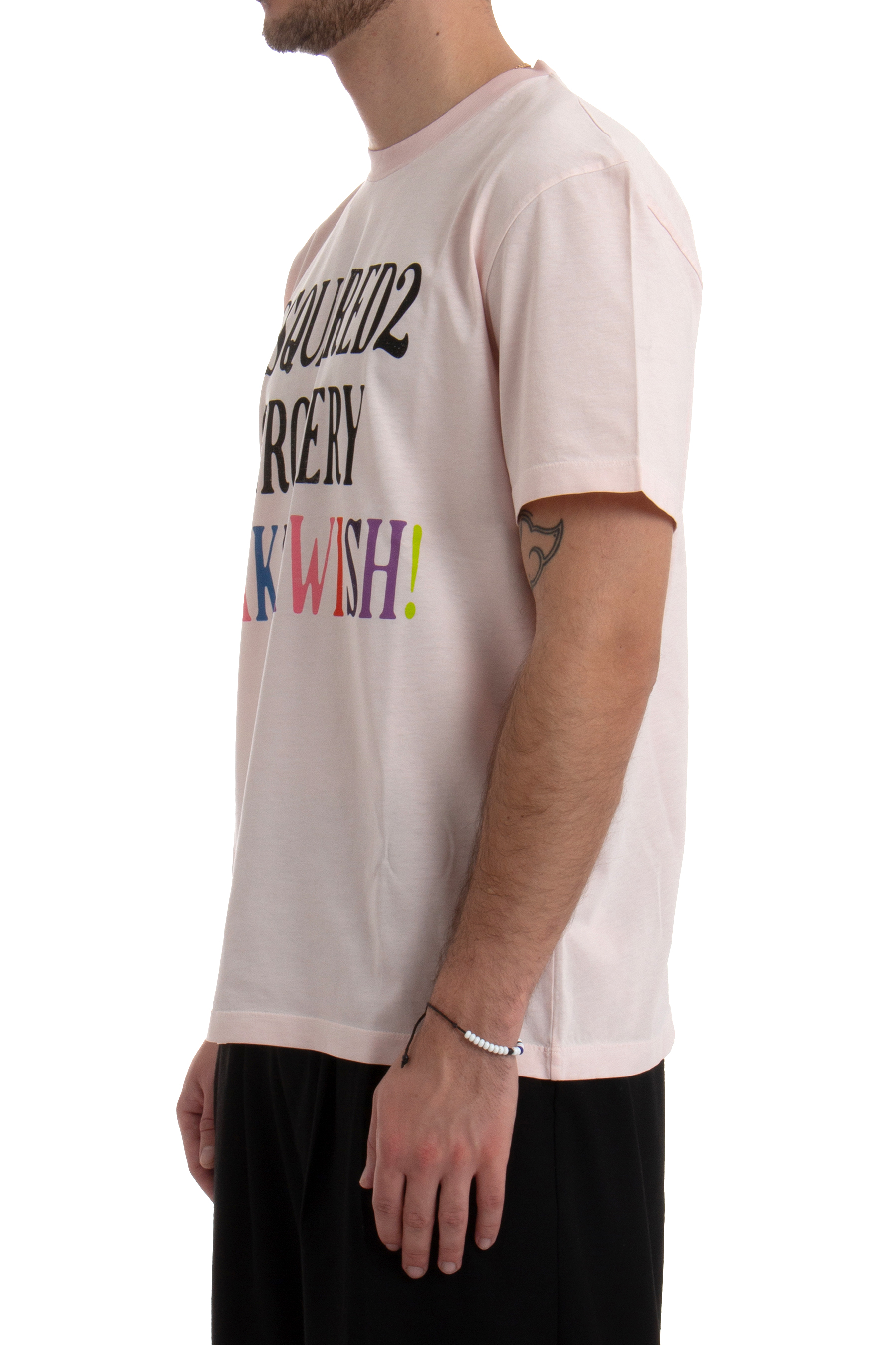 DSQUARED2 Printed Regular Fit Cotton T-Shirt