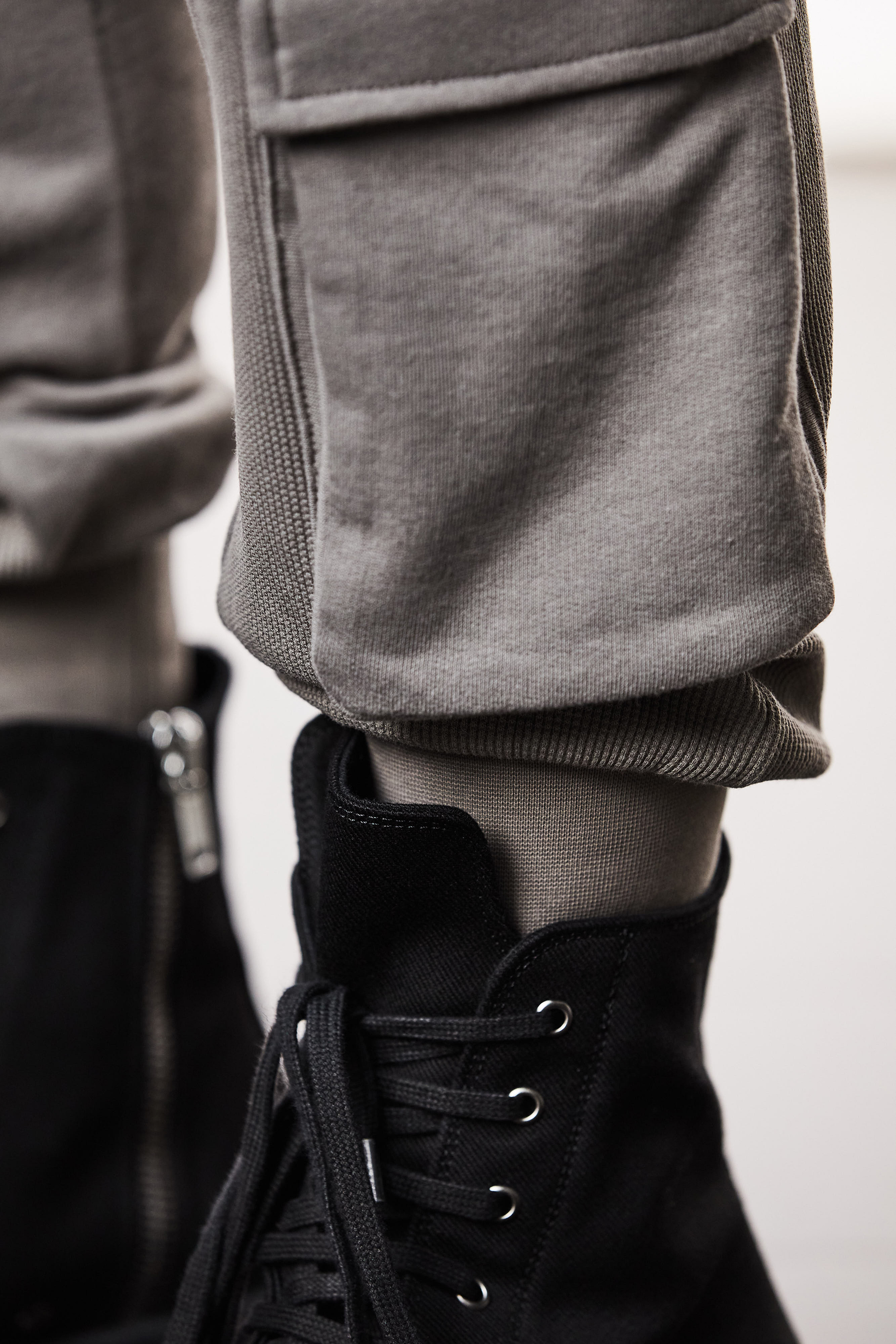 THOM KROM Matmix Cotton Jersey Cargo Sweatpants