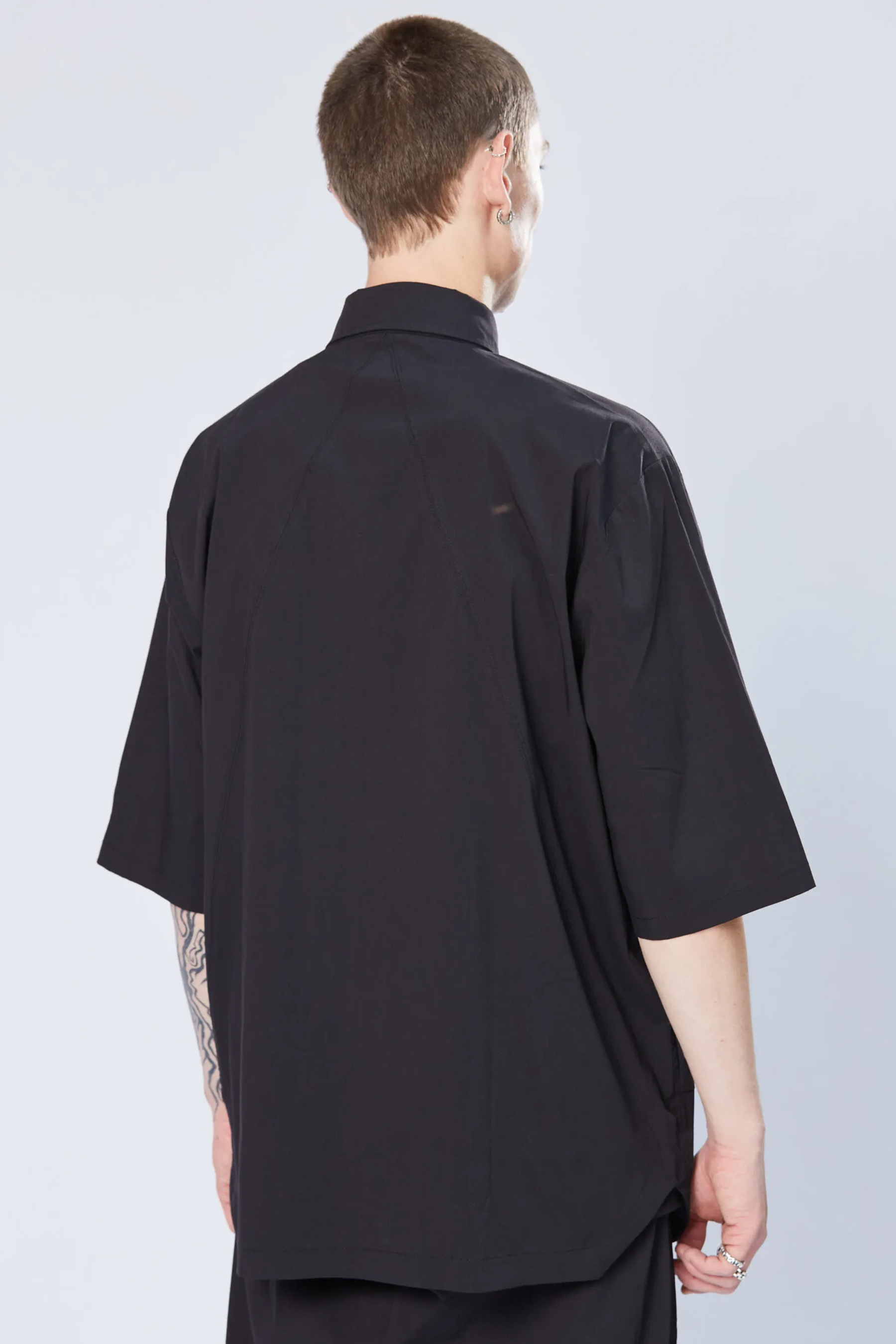 THOM KROM Oversized Cotton Stretch Shirt