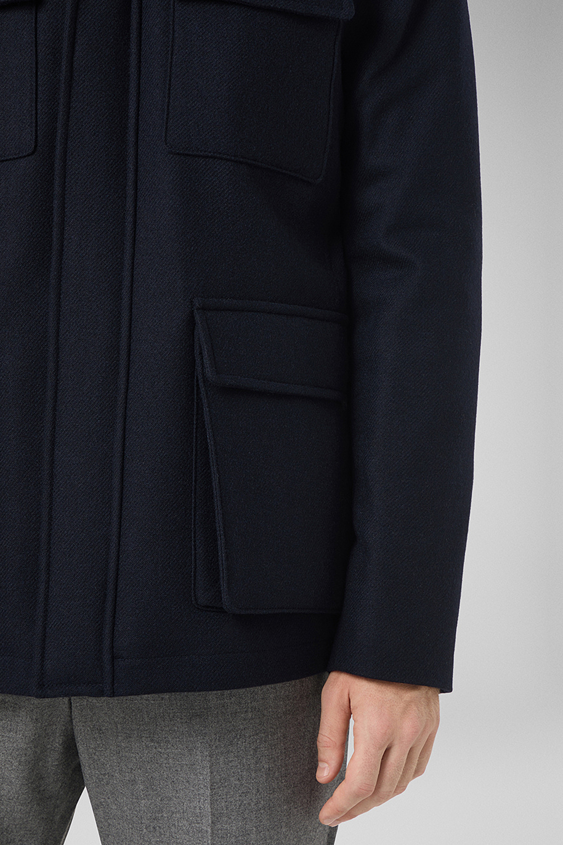 PAL ZILERI Technical Wool Field Jacket