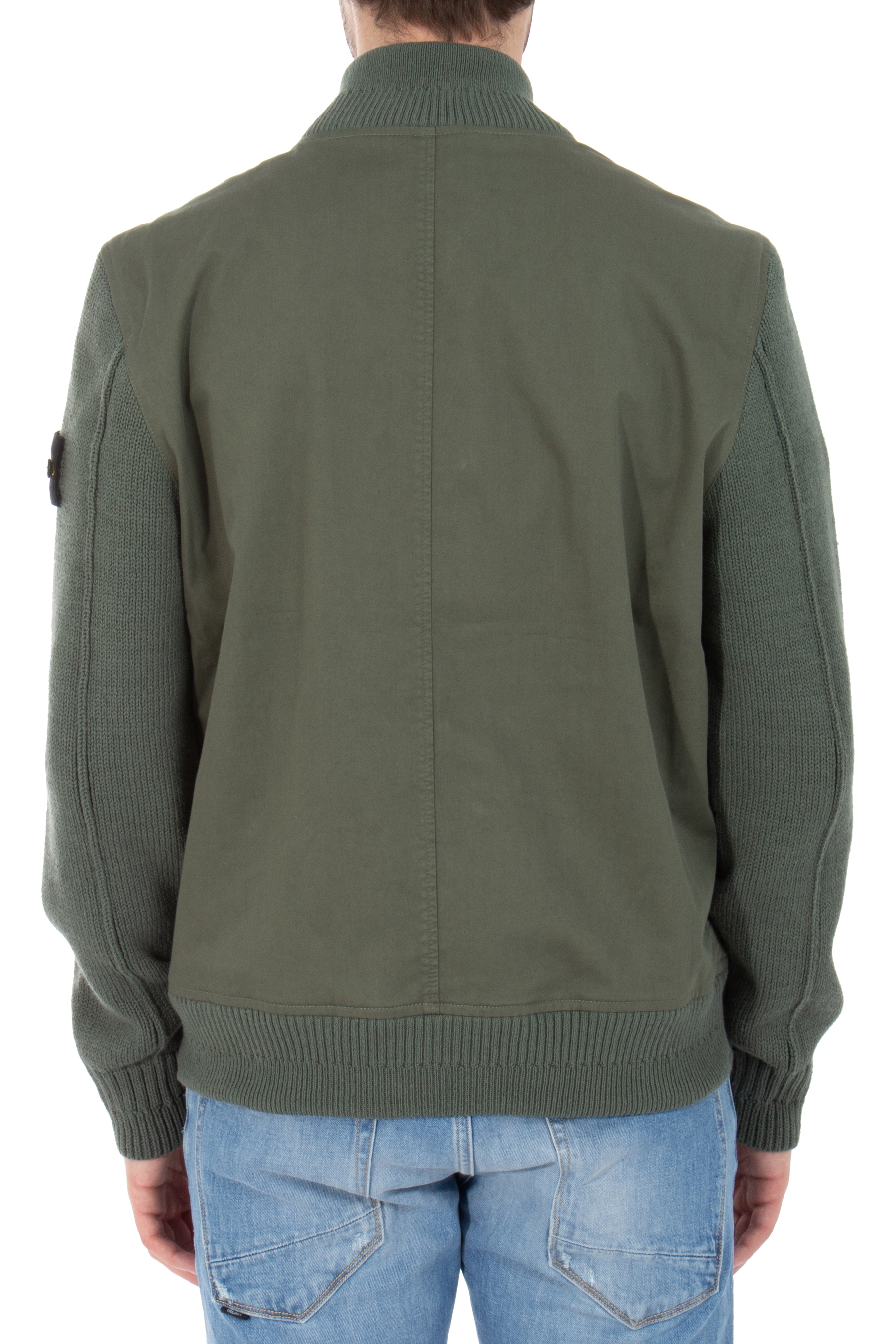 STONE ISLAND Bio-Raso With Bio-Alloy Light Cover-TC & Knit Jacket