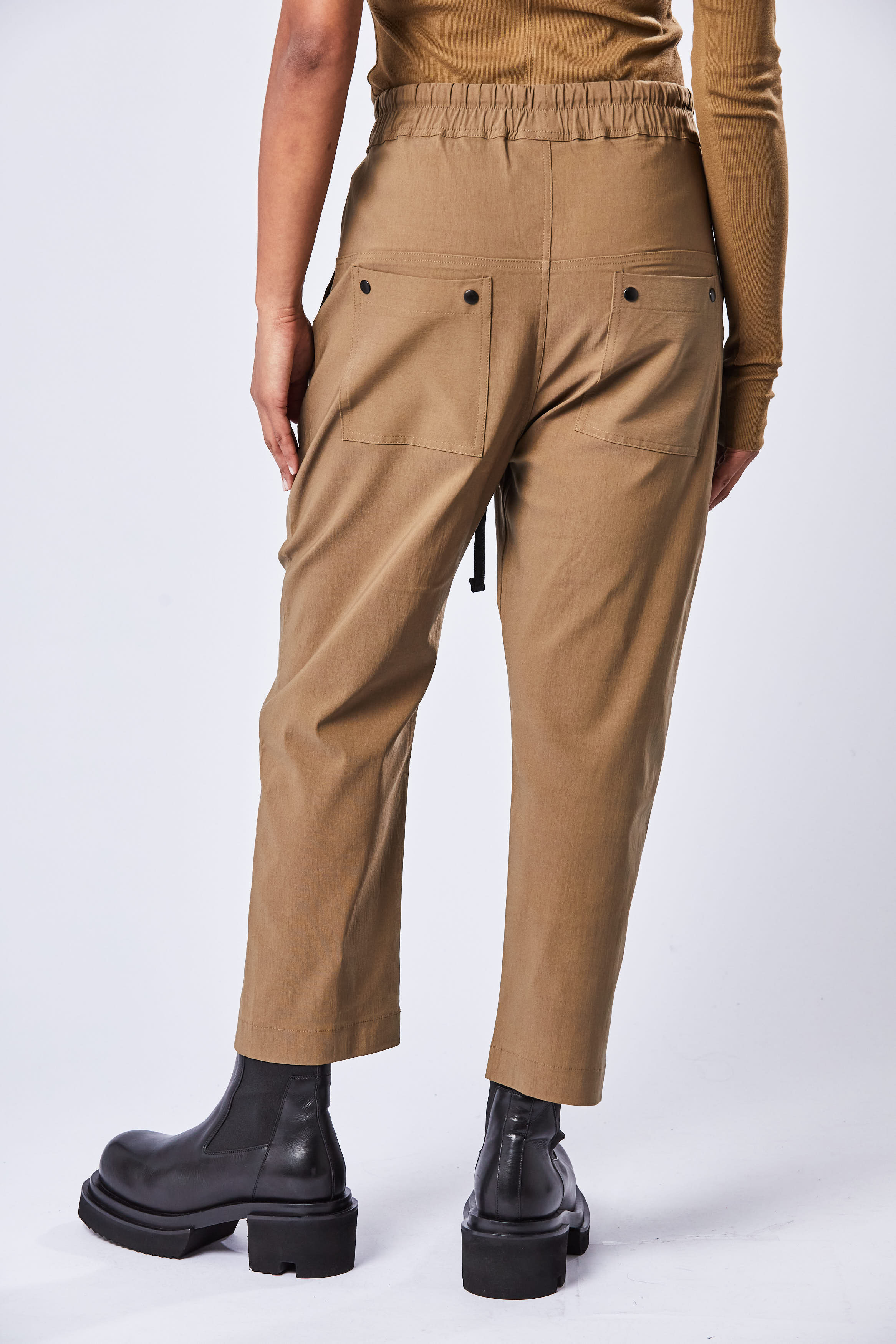 THOM KROM Stretch Fabric Dropped Crotch Pants