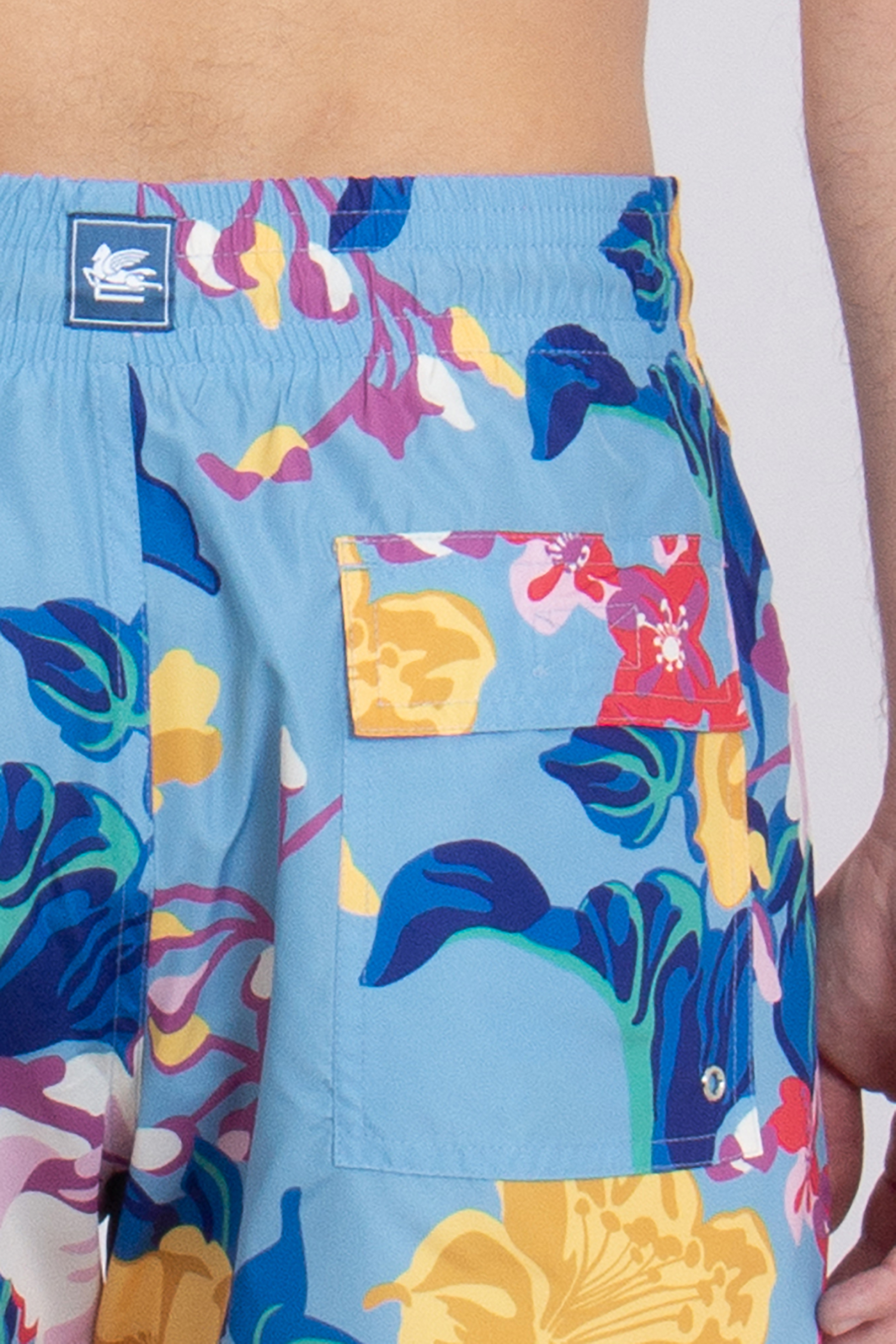 ETRO Printed Functional Fabric Swim Shorts