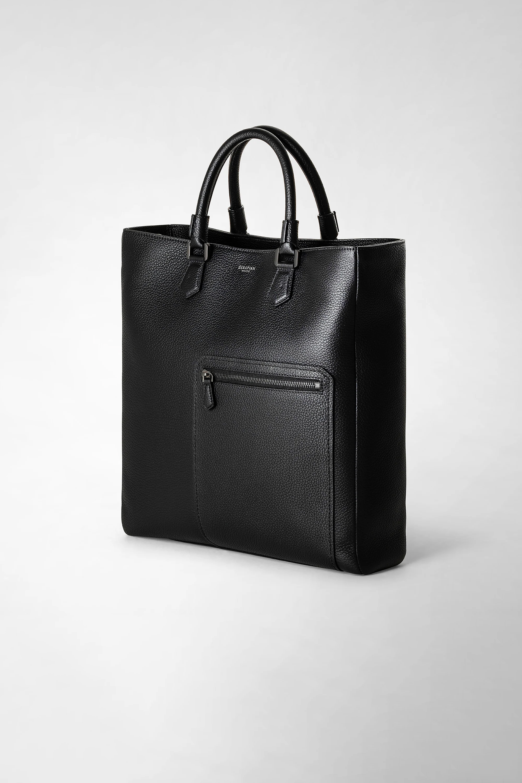 SERAPIAN Cashmere Leather Tote Bag Quattordici