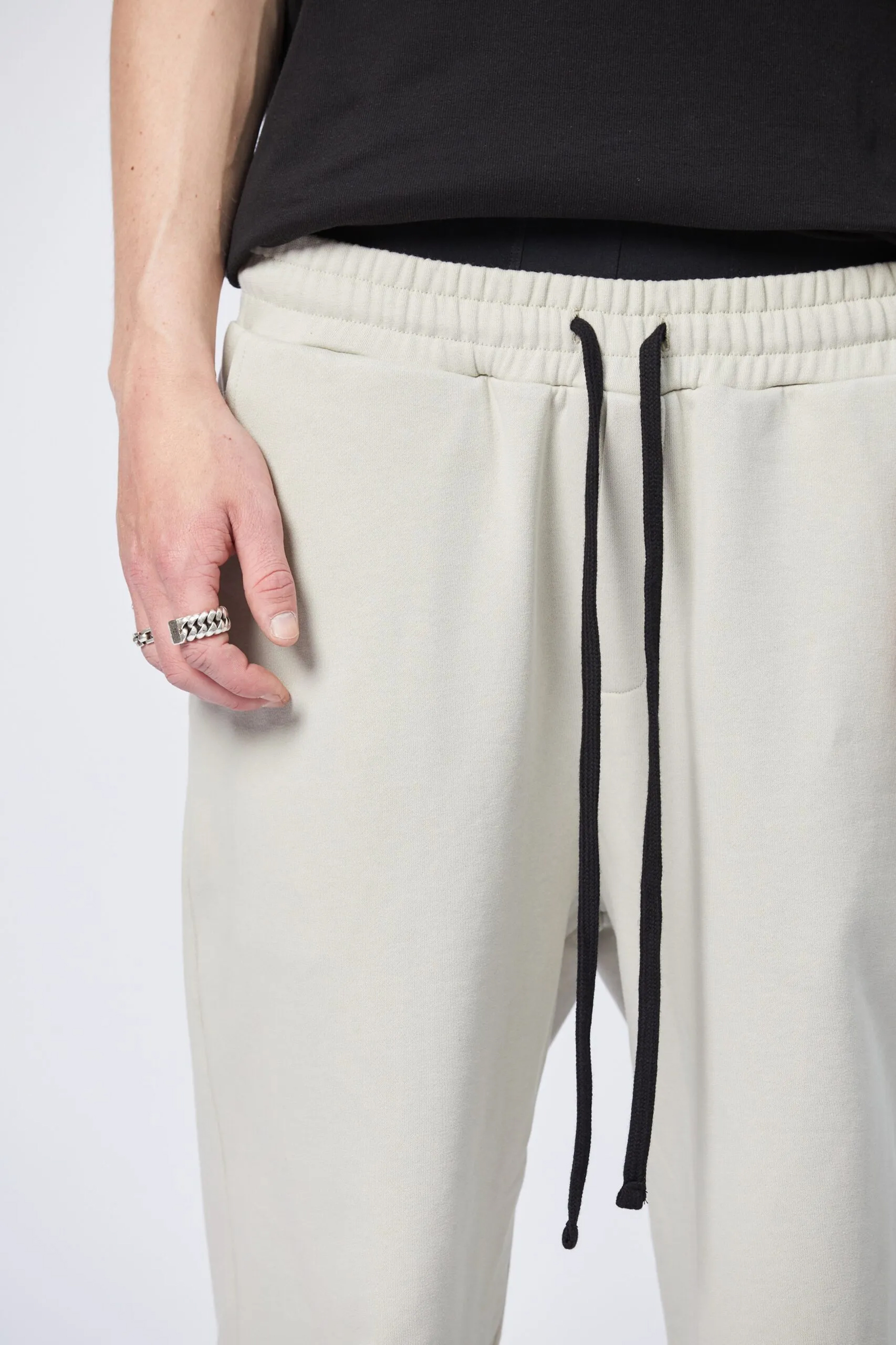 THOM KROM Drop Crotch Cotton Sweatpants