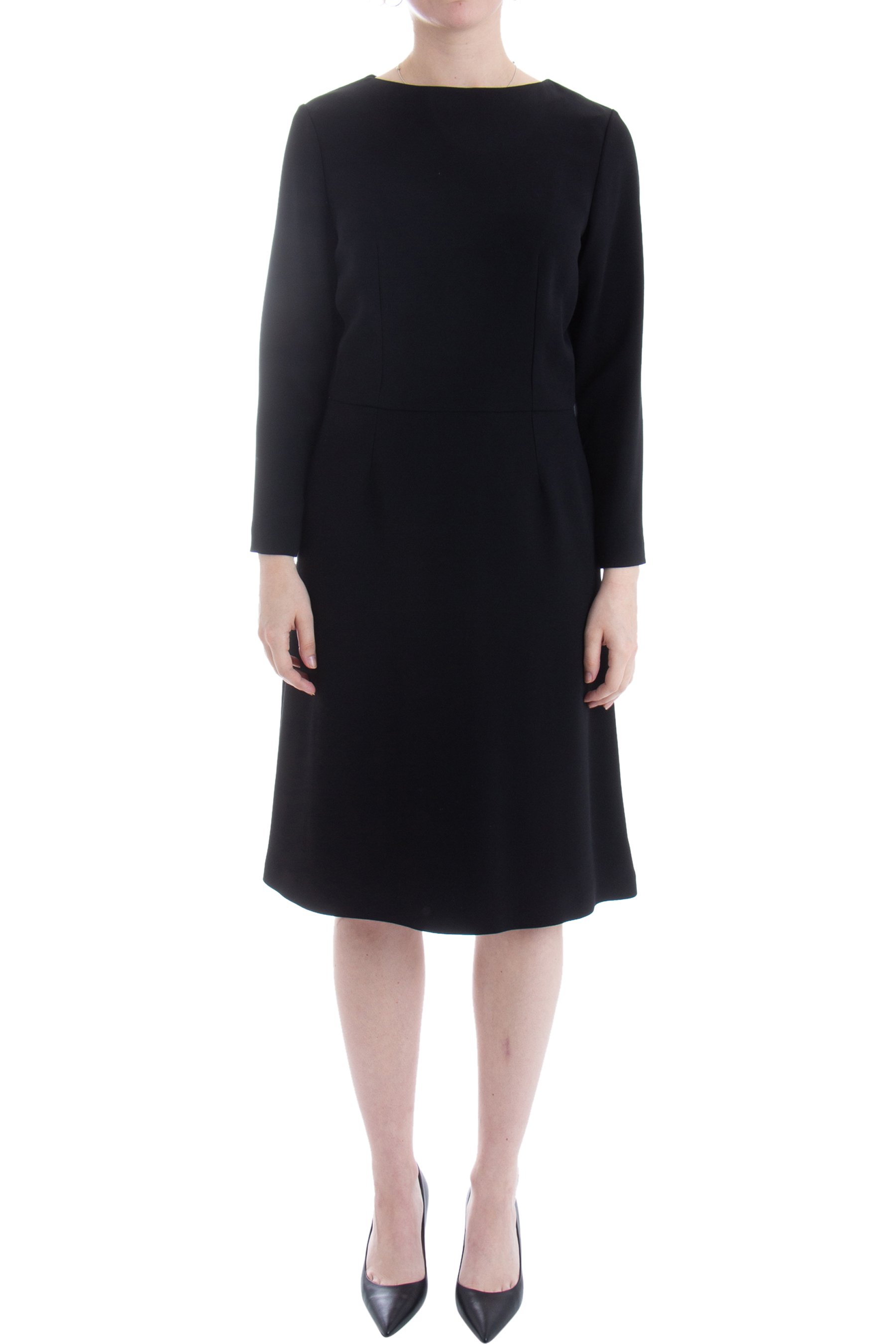 ASPESI Lined Dress With Seam Pockets