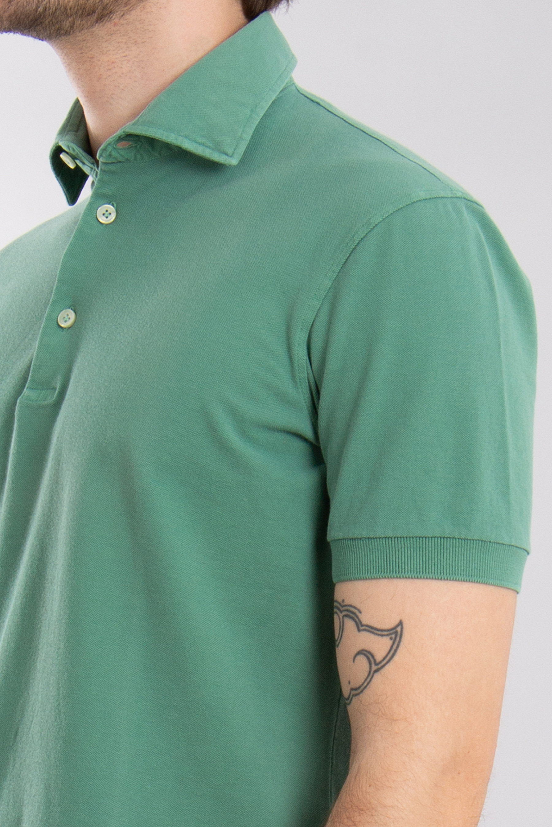 SONRISA Cotton Piqué Polo Shirt