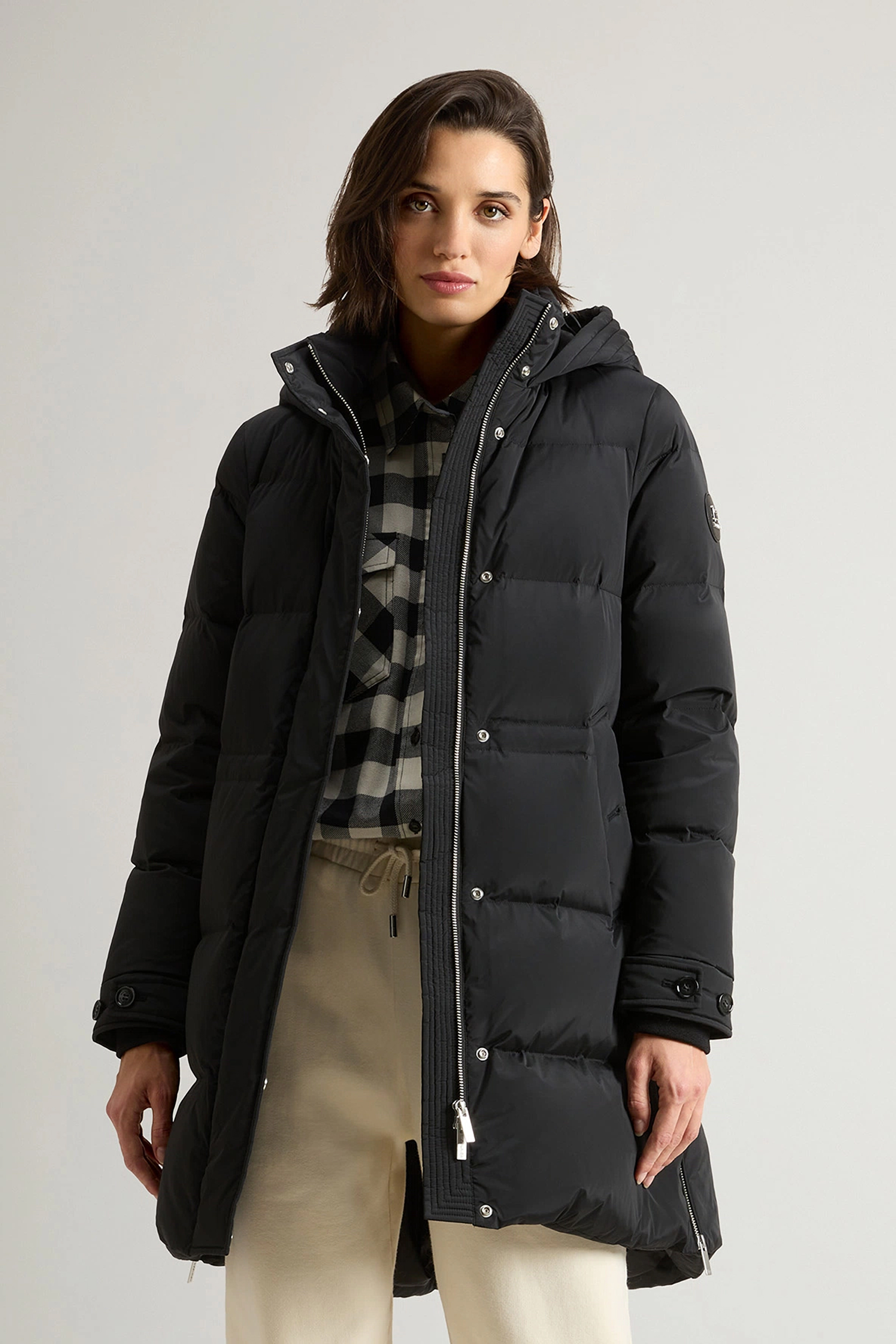 WOOLRICH Nylon Stretch Puffer Parka Alsea