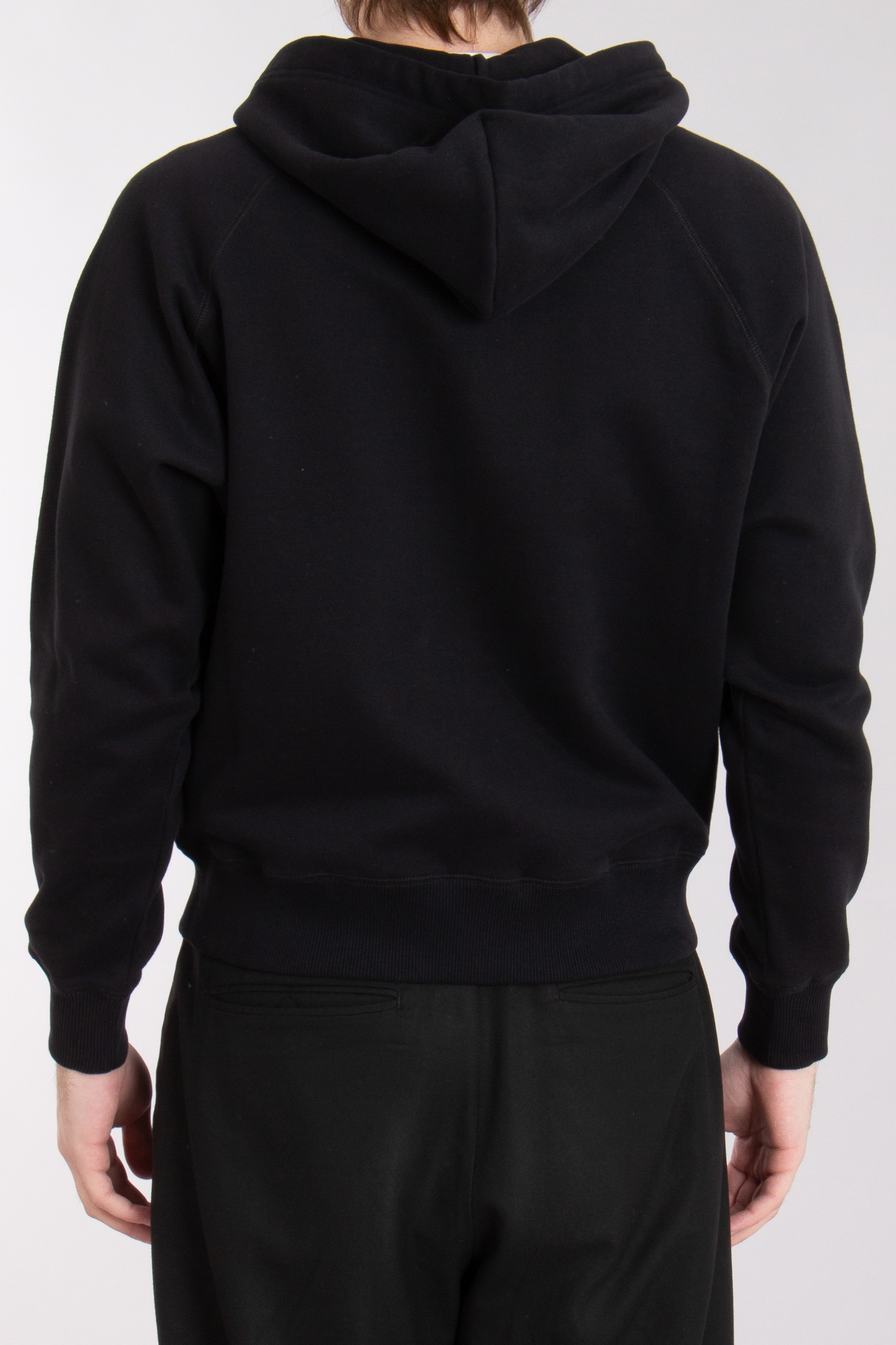 TOM FORD Classic Fit Cotton Blend Zip-Up Hoodie