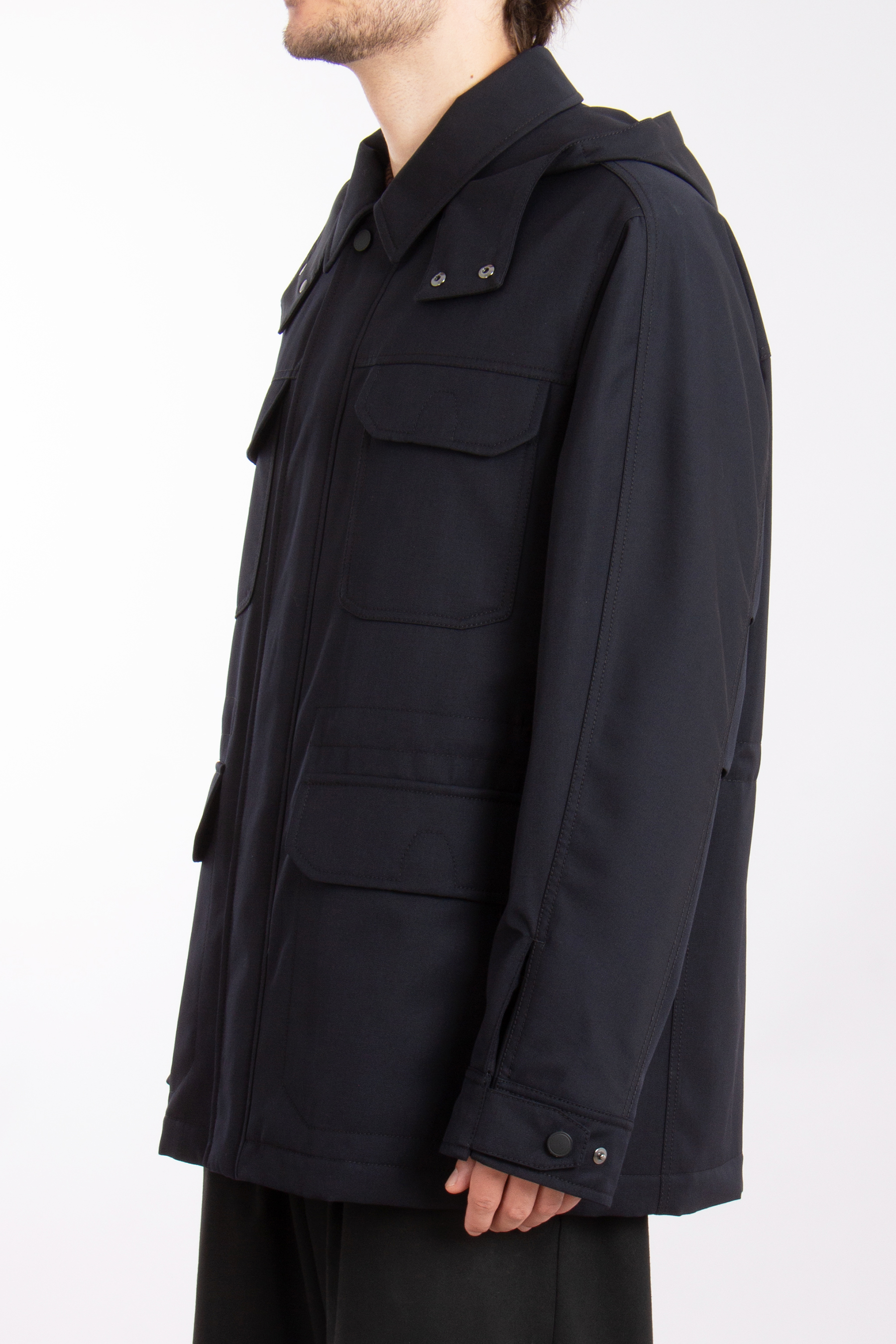 BRIONI Padded Wool Field Jacket