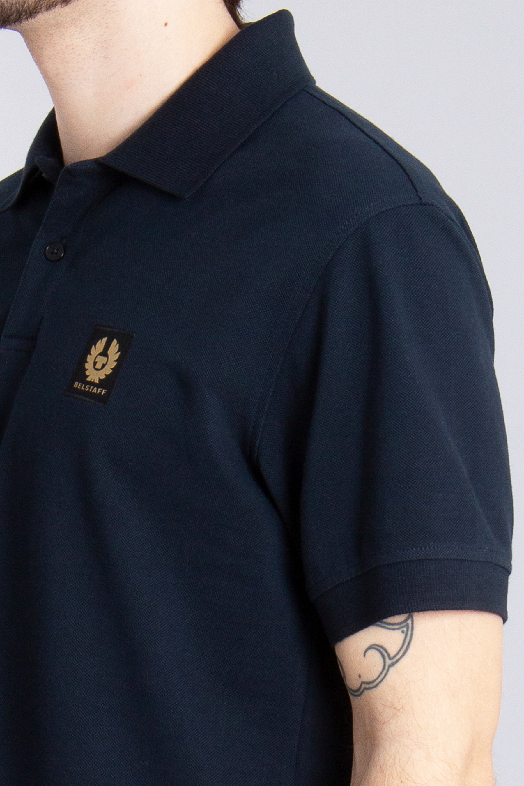 BELSTAFF Regular Fit Cotton Piqué Polo Shirt