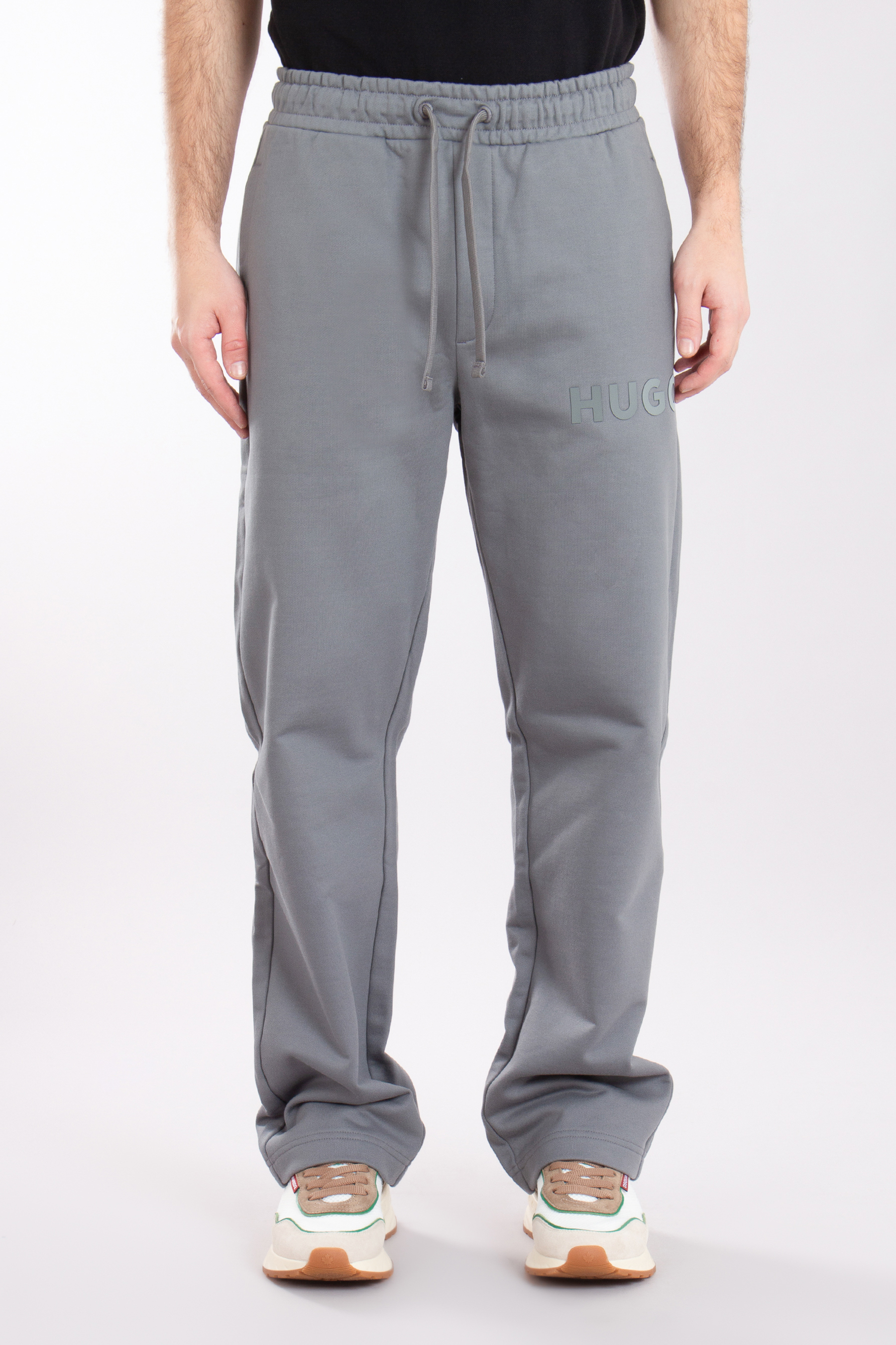 HUGO Relaxed Fit Printed Cotton French Terry Sweatpants Dumrulo