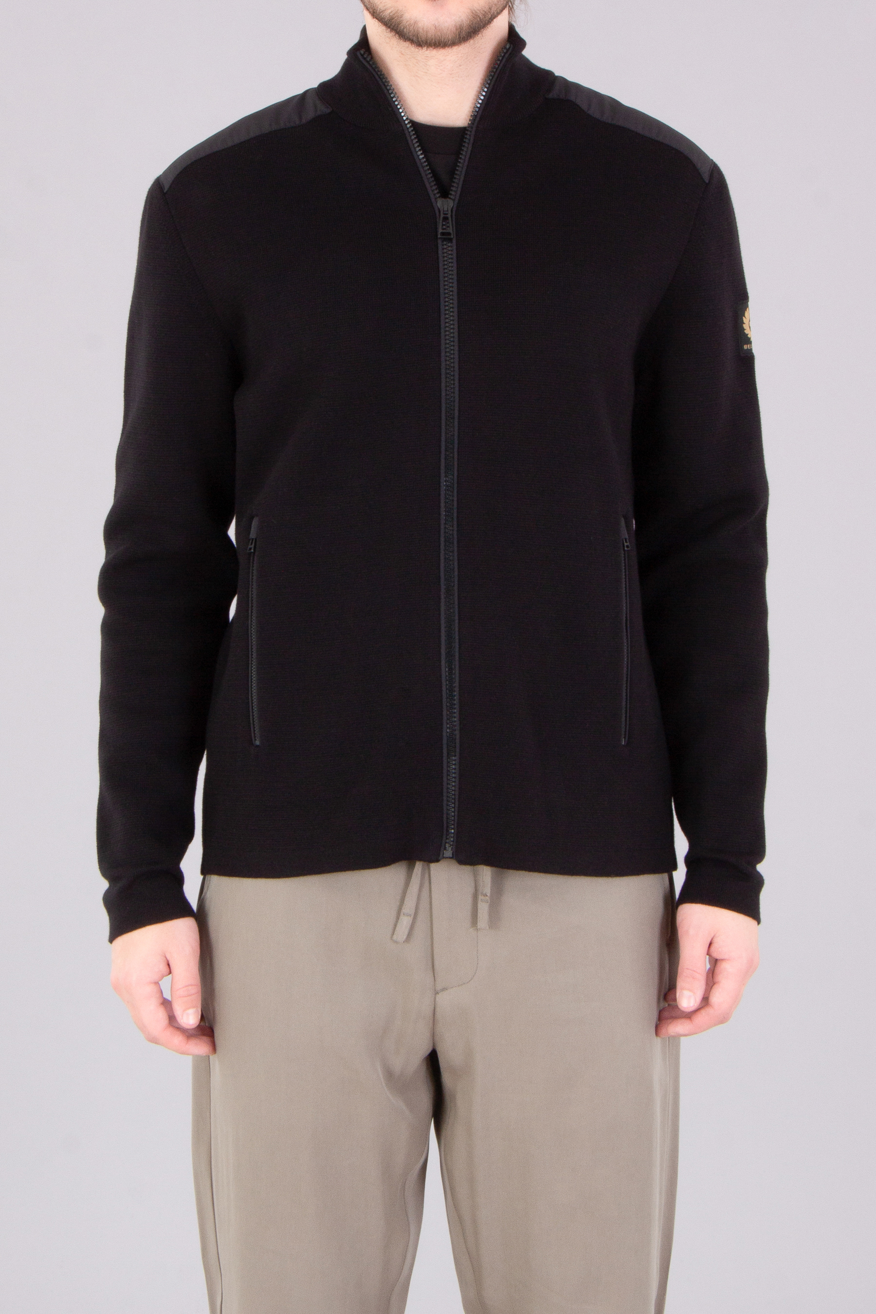 BELSTAFF Organic Cotton Verge Zip Cardigan