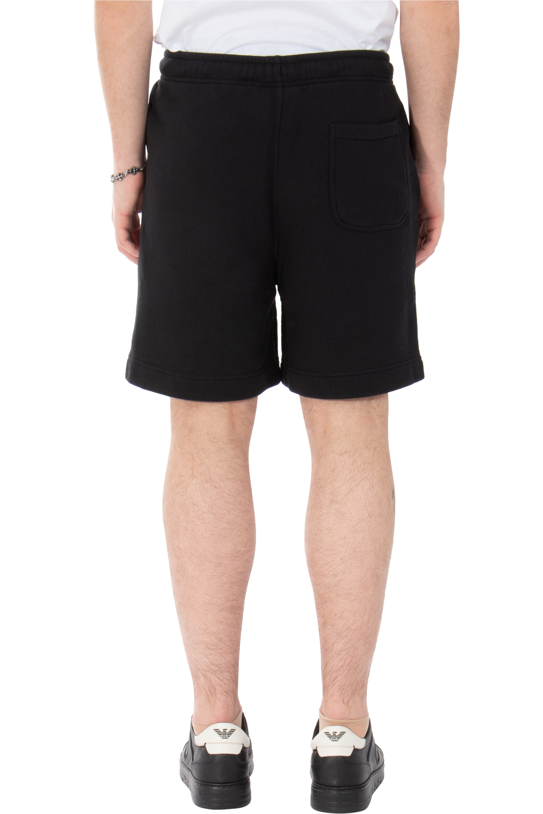 MAISON KITSUNÉ Embroidered Jogger Cut Cotton Shorts