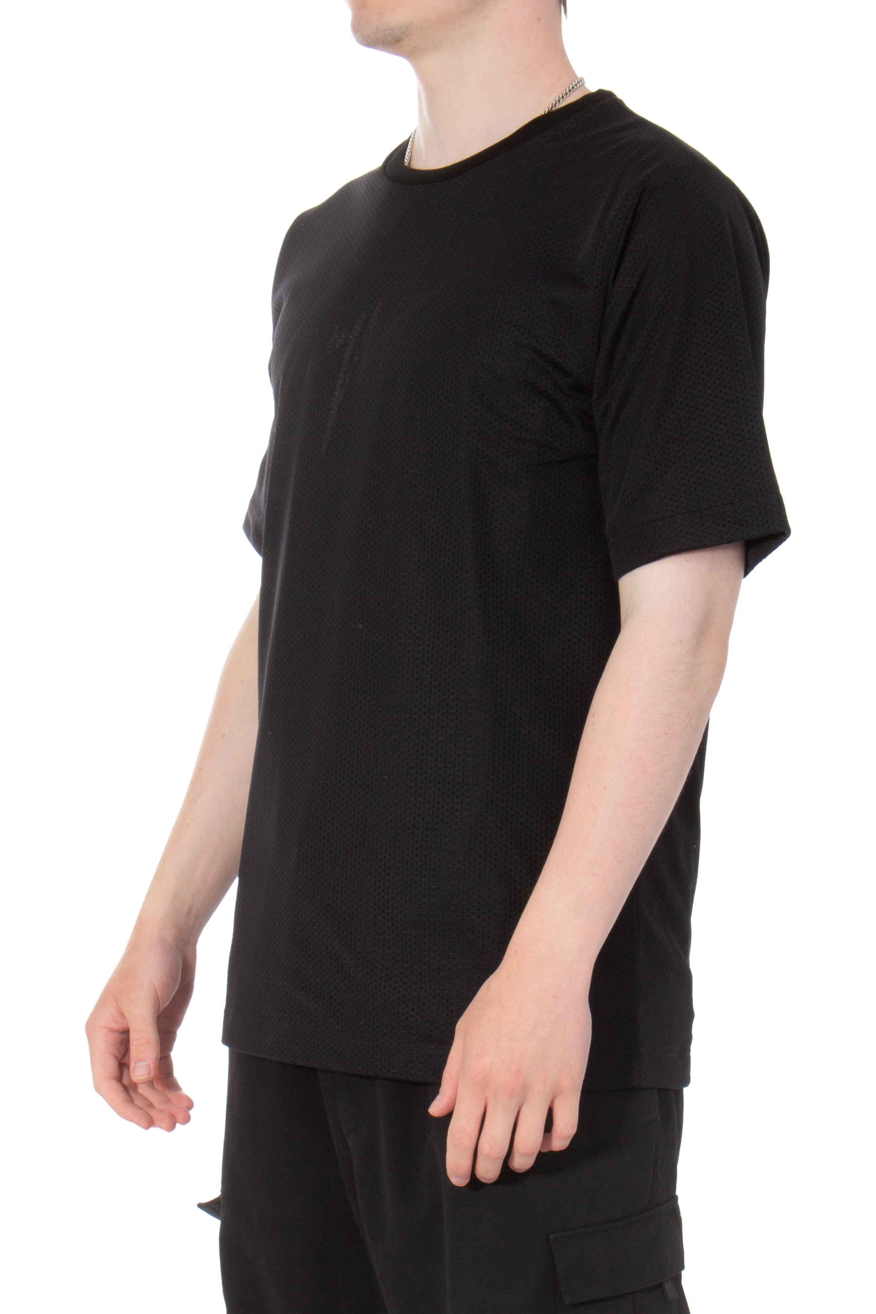 GIUSEPPE ZANOTTI Layered Mesh T-Shirt