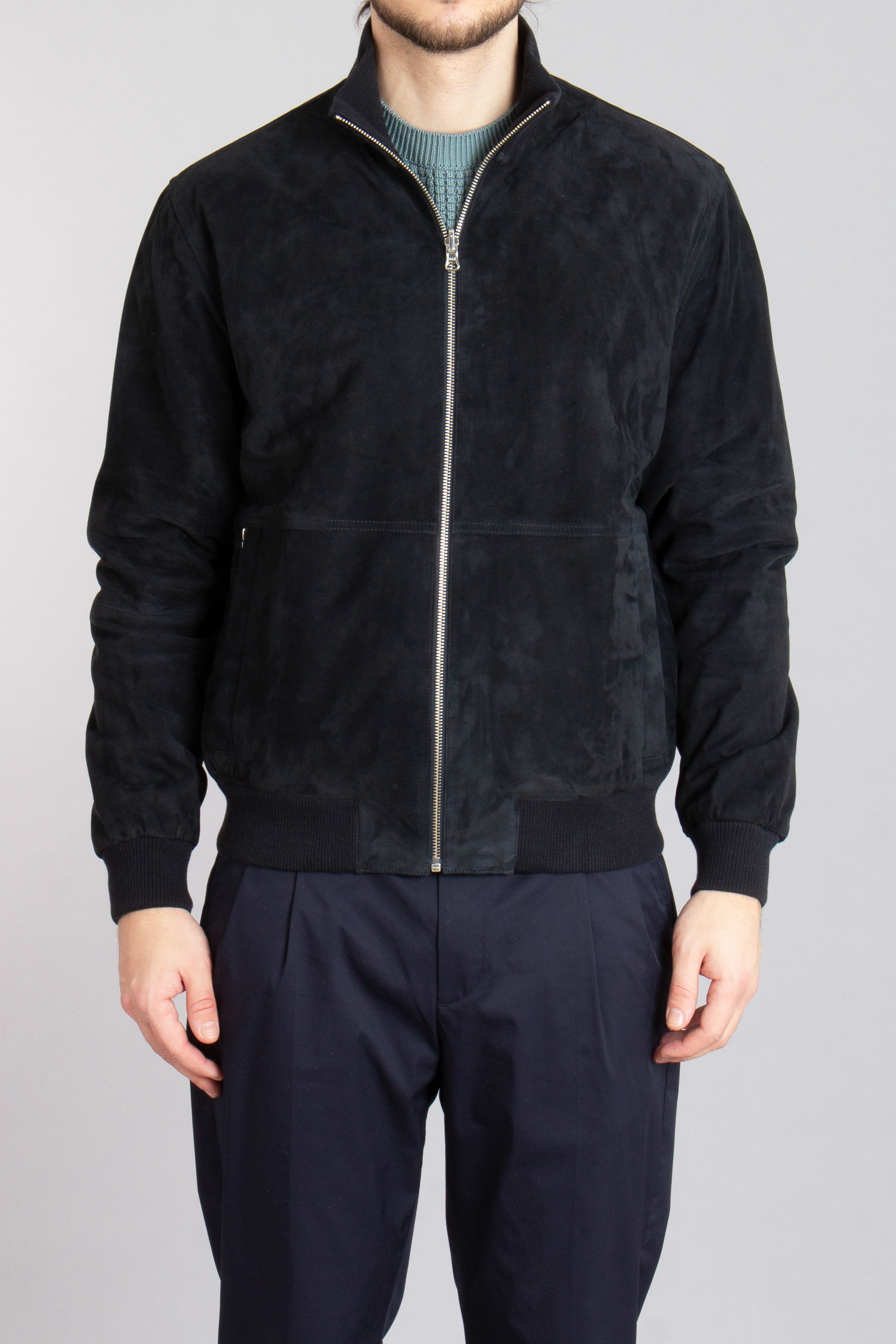 ARMA Reversible Lamb Suede Bomber Jacket Phil