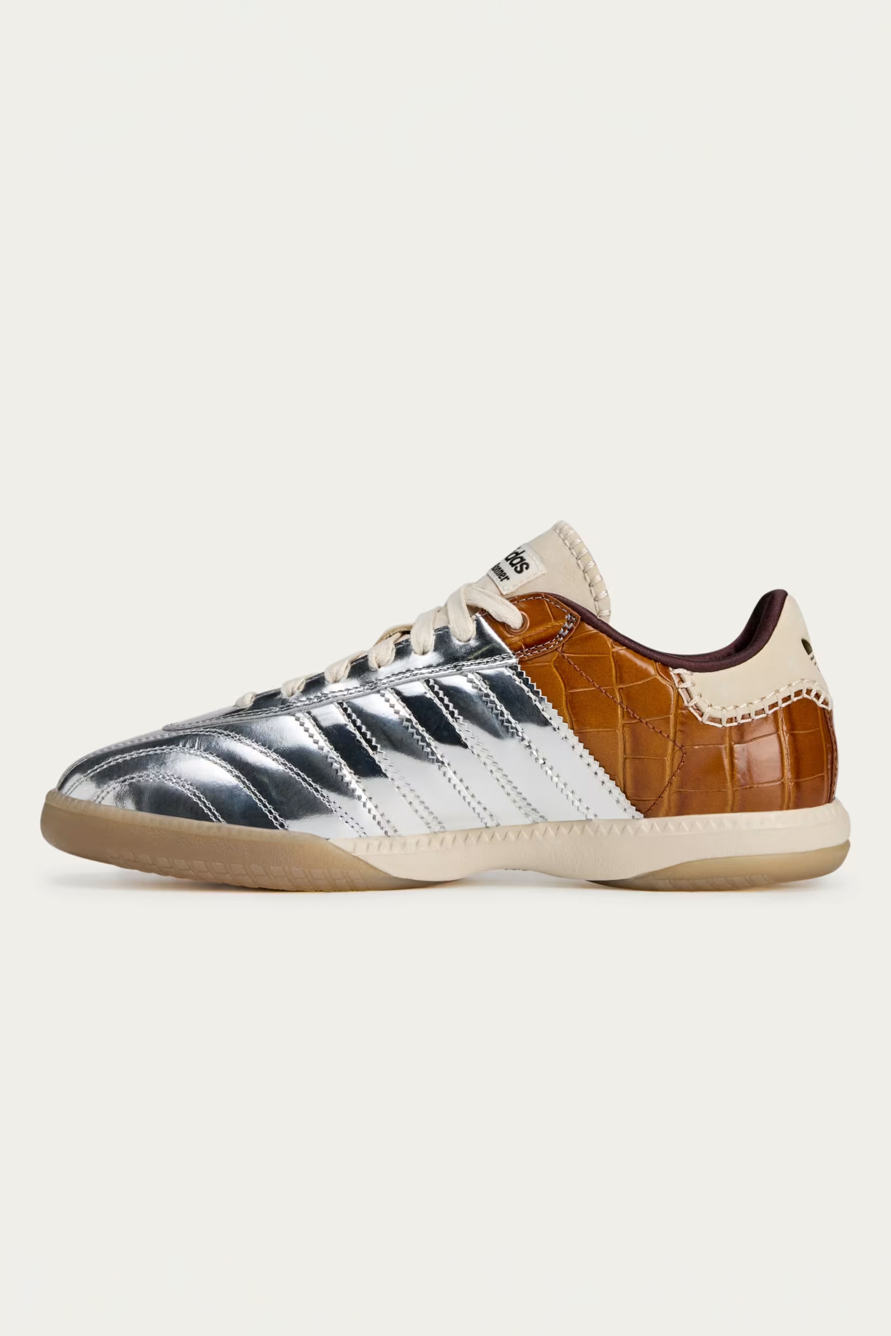 ADIDAS X Wales Bonner Metallic Leather Sneakers Samba MN