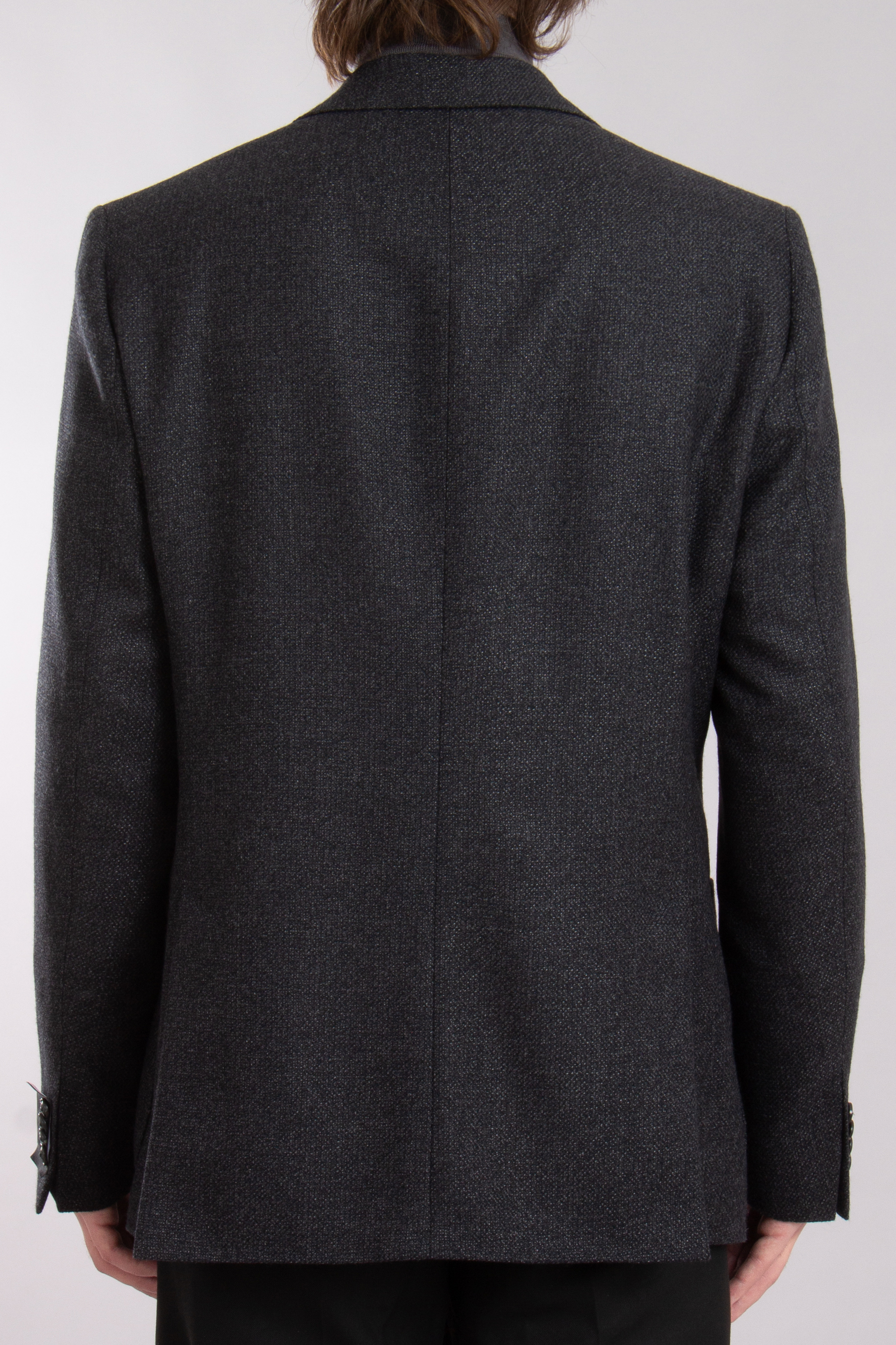 DRESSLER Shaped Fit Textured Wool-Silk-Cashmere Blend Jacket Sendrik