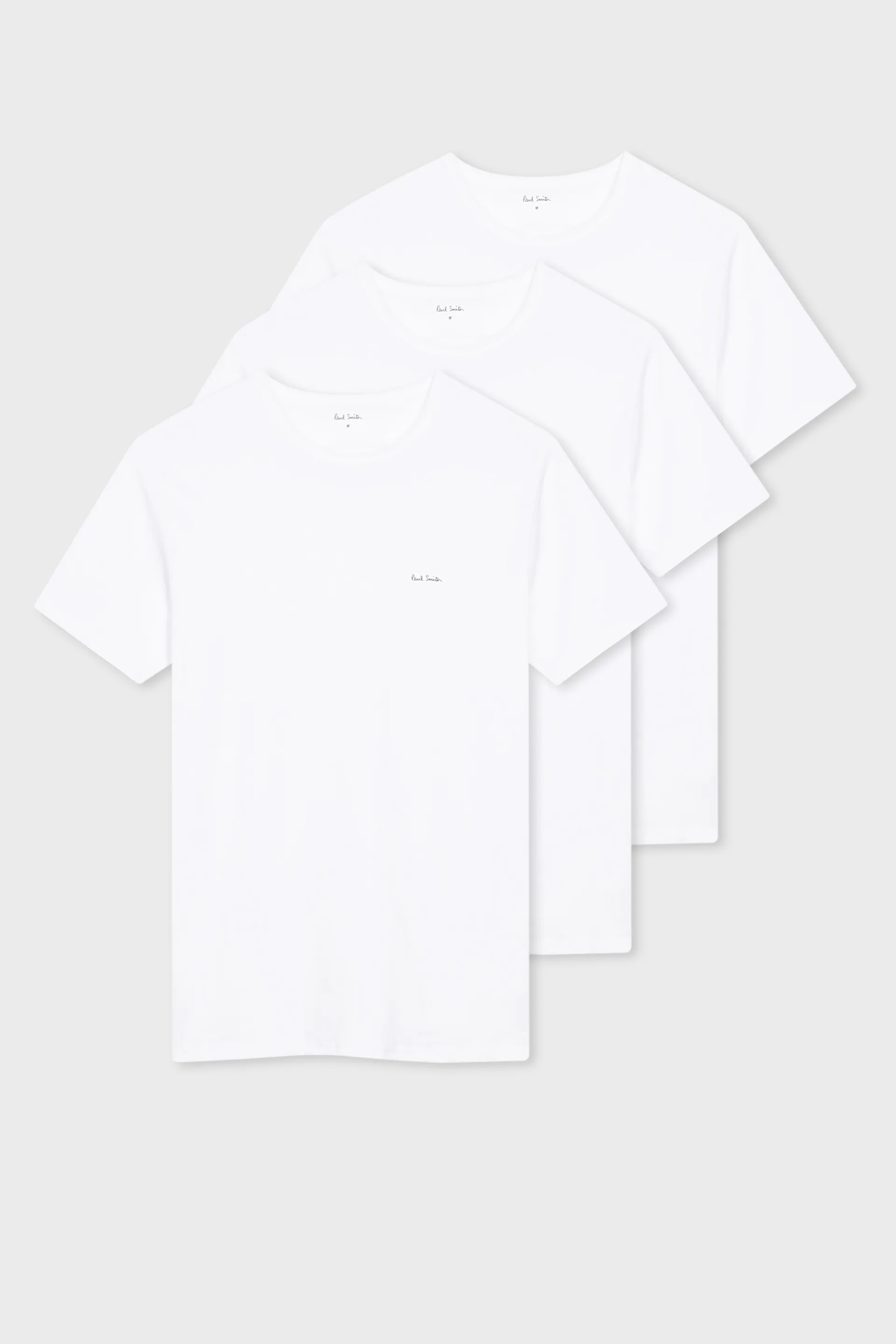 PAUL SMITH 3-Pack Organic Cotton Logo Lounge T-Shirts