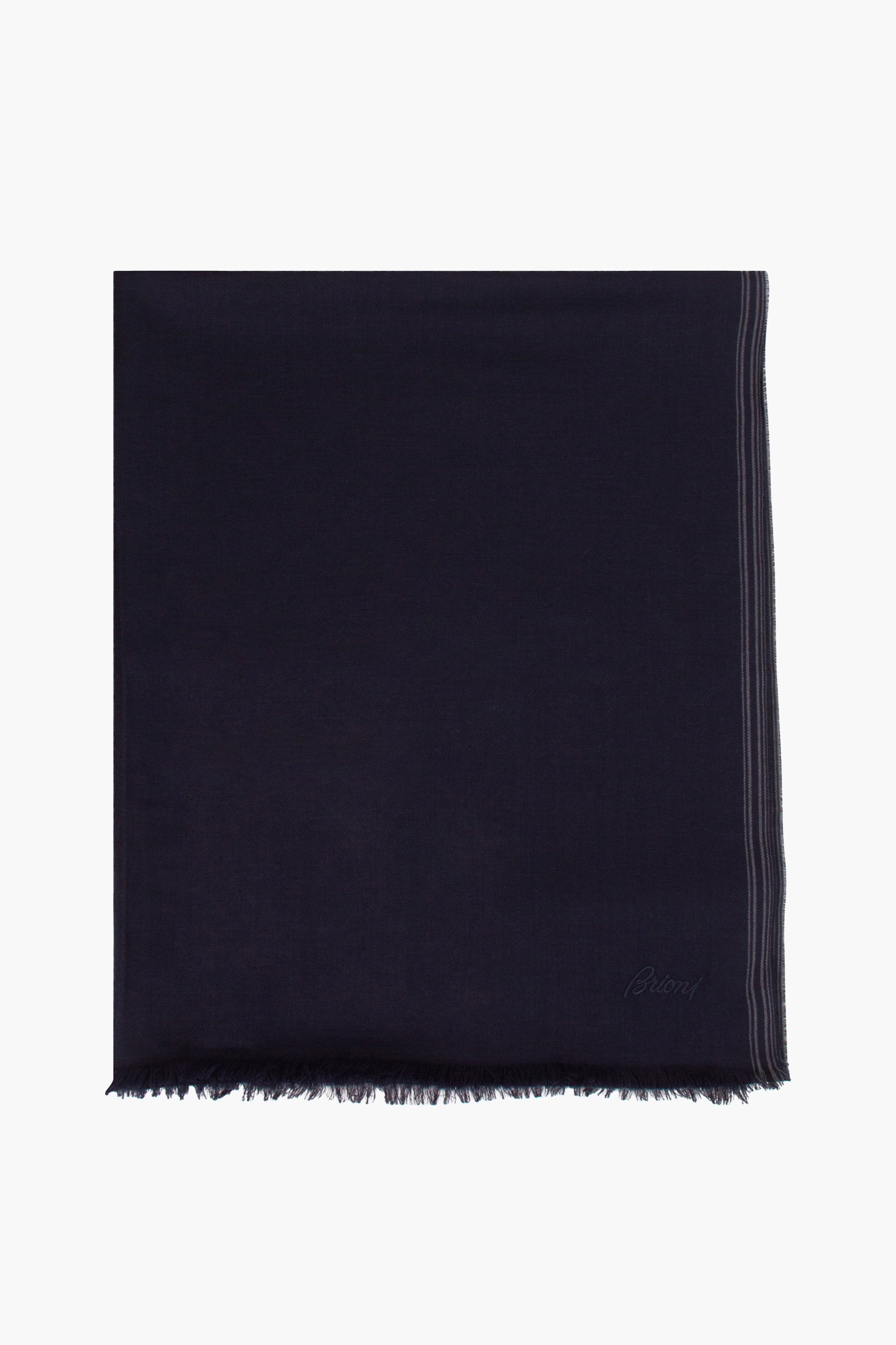 BRIONI Lightweight Wool-Cashmere-Silk Scarf