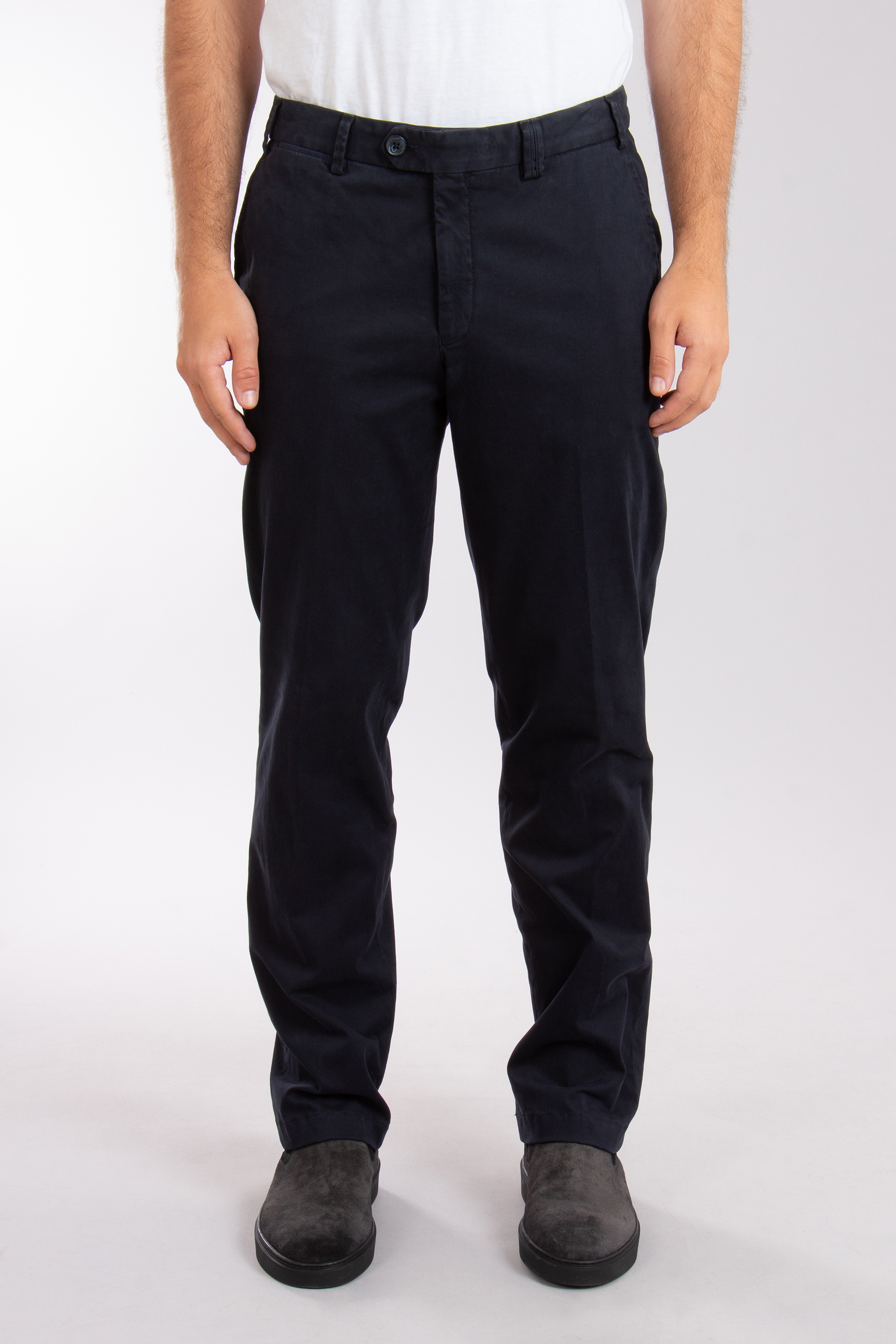 HILTL Supima Cotton Satin Business Chino Pants Peaker S