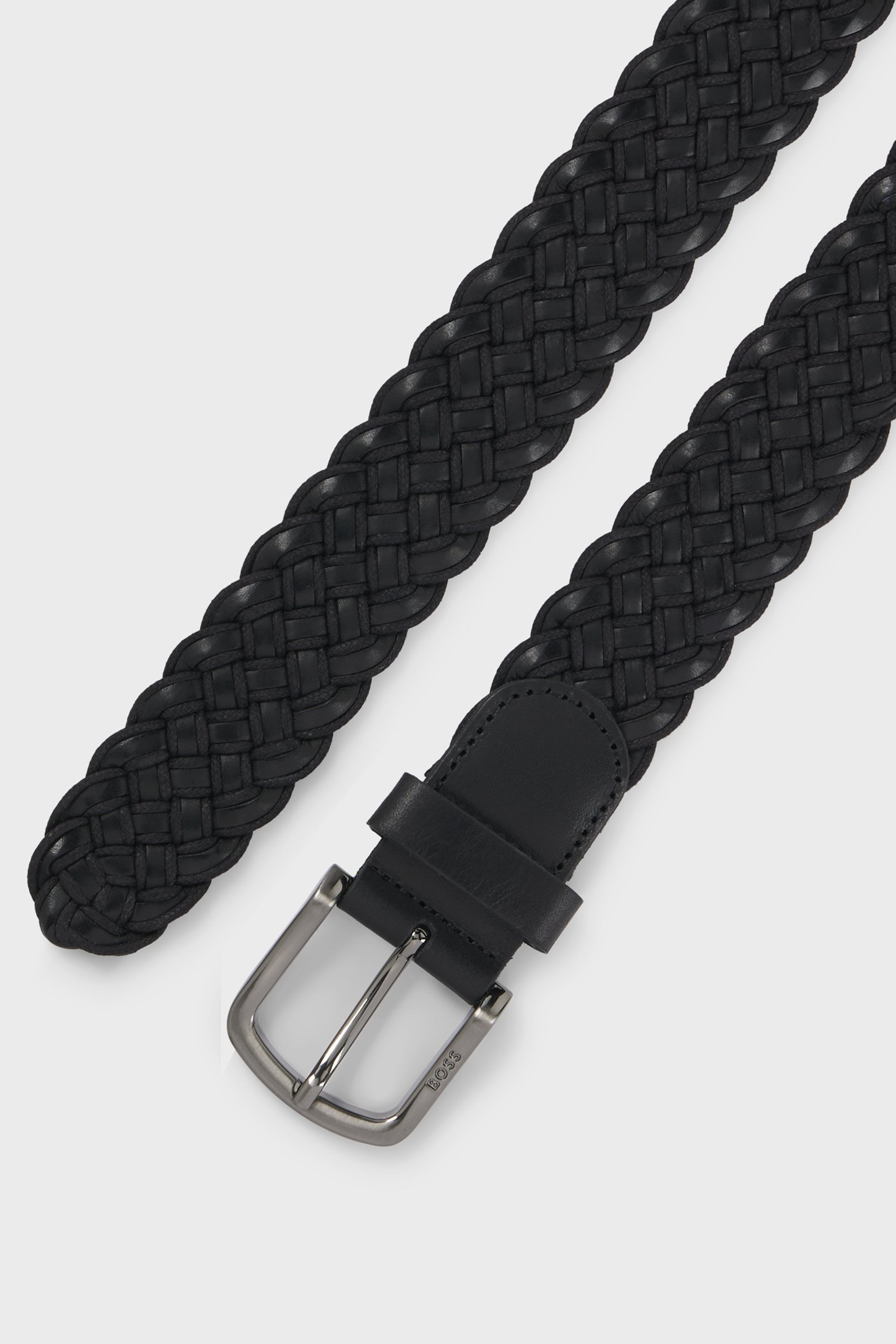 BOSS Woven Leather Belt Sash