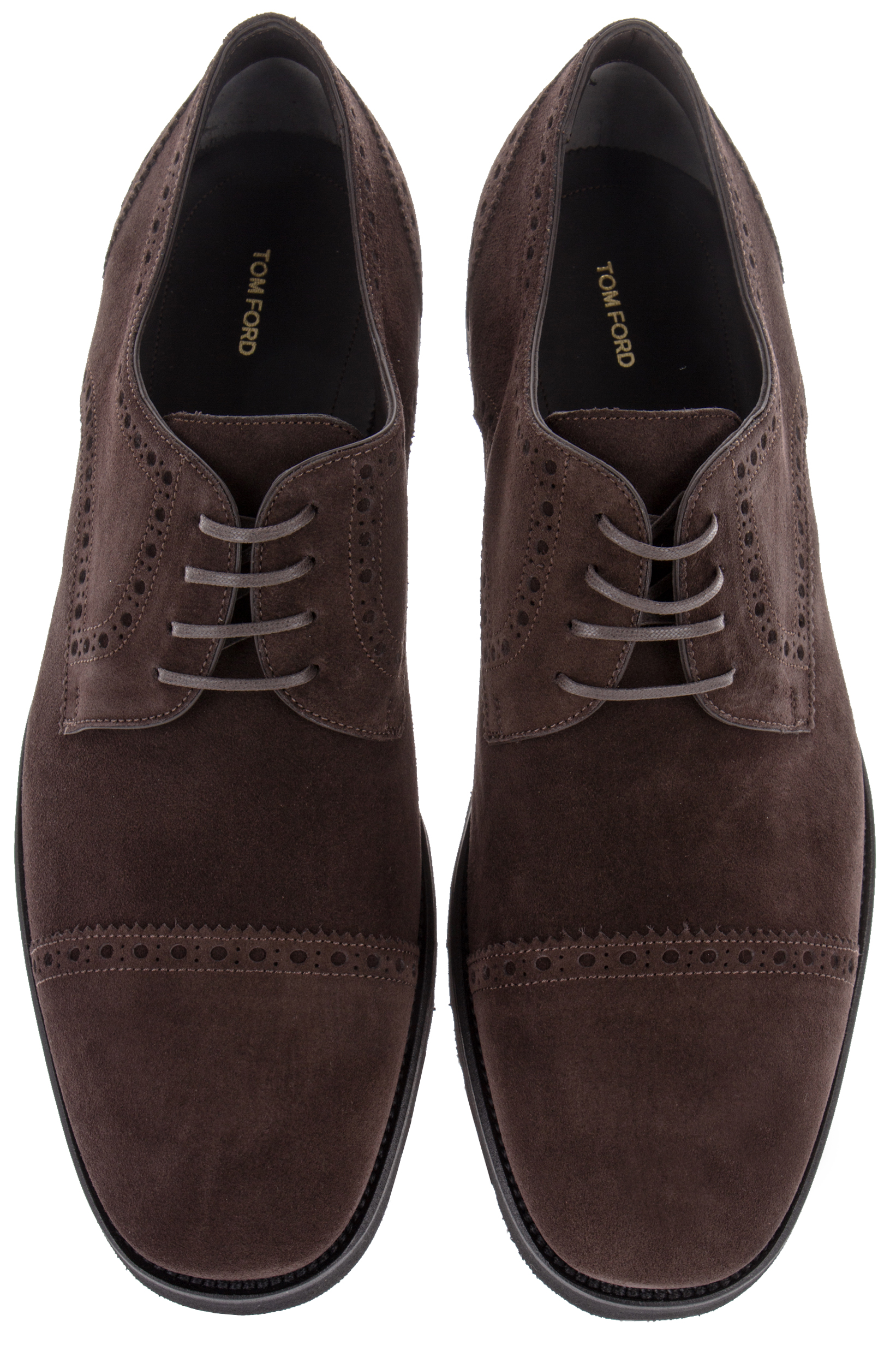 TOM FORD Suede Lace Up Derby Shoes