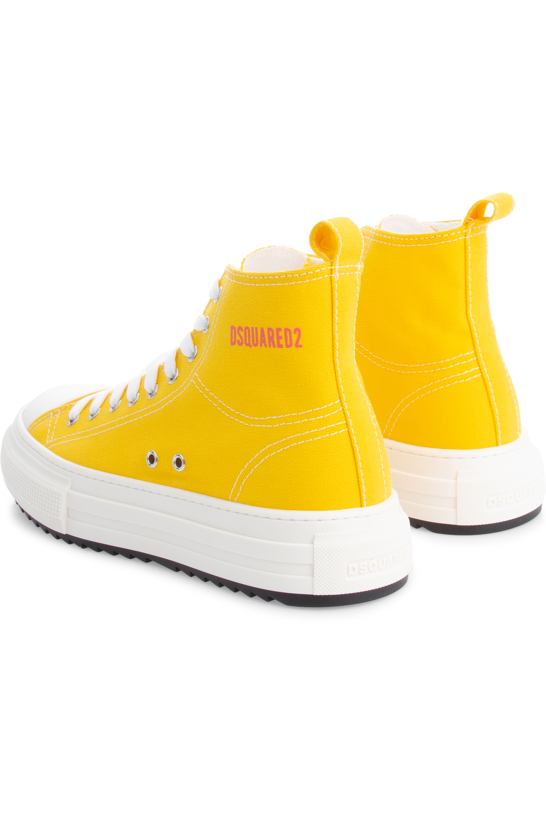 DSQUARED2 High Top Canvas Sneakers Berlin