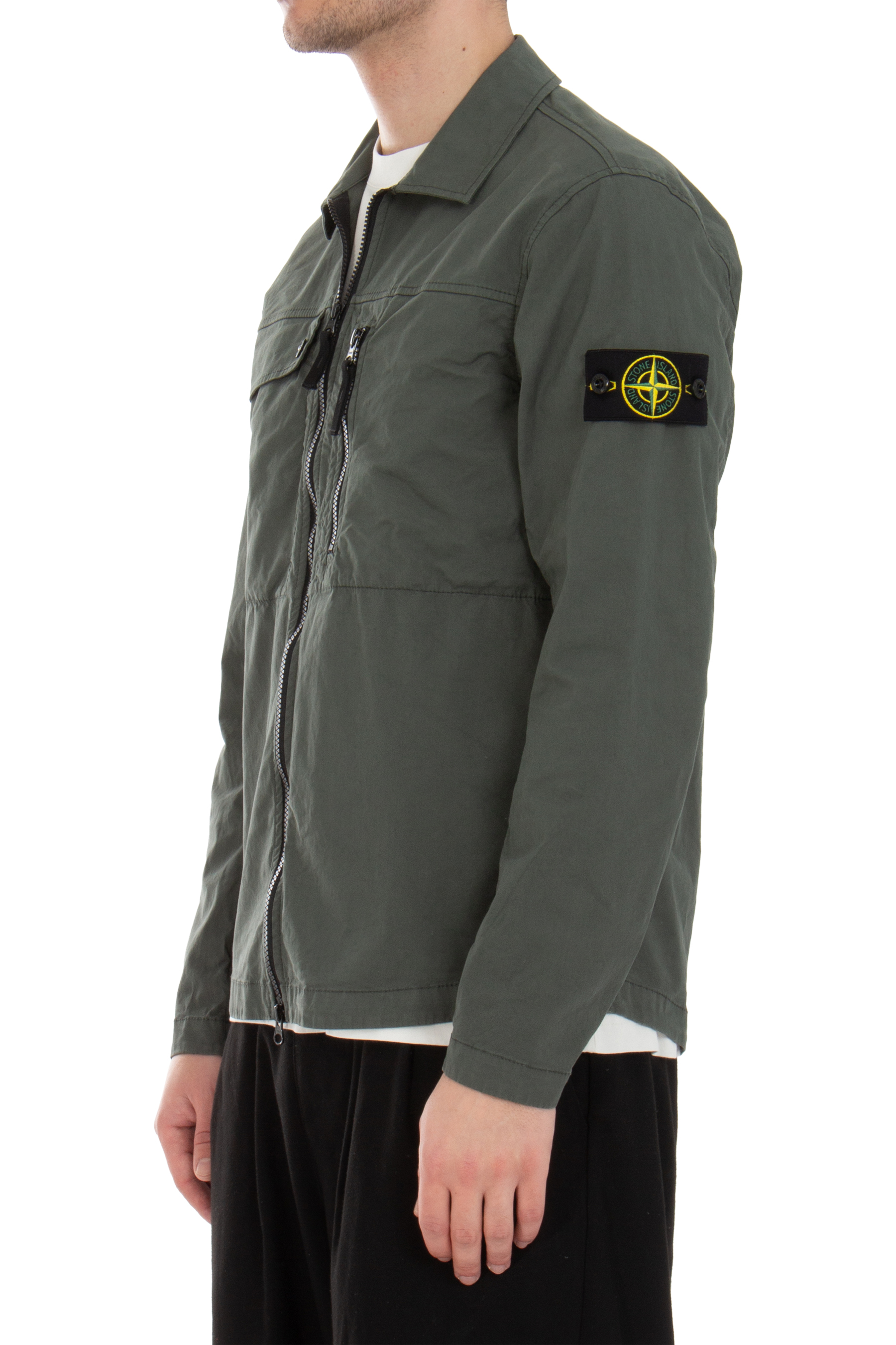 STONE ISLAND Supima Cotton Twill Stretch-TC Overshirt