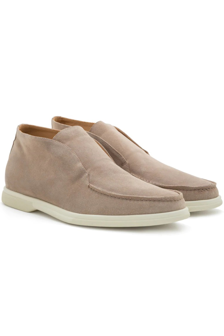 FABIANO RICCI Suede Mid Loafers