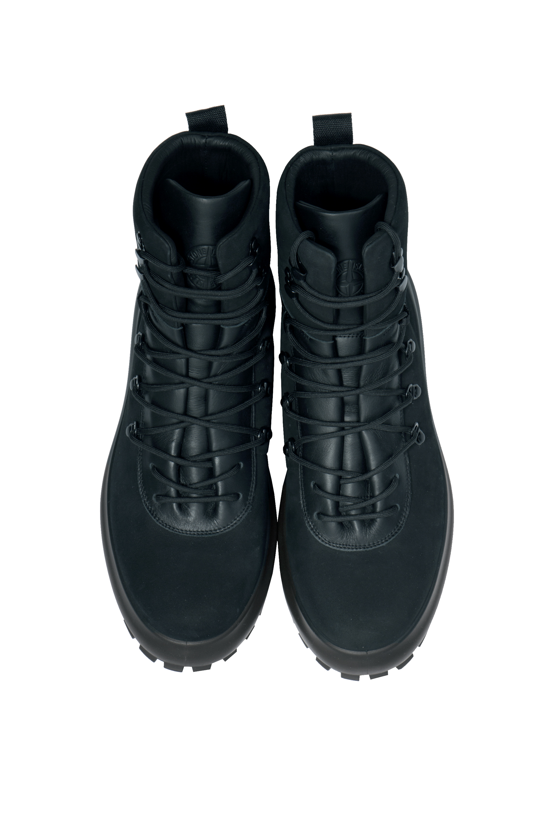 STONE ISLAND Shadow Project Leather Ankle Boots