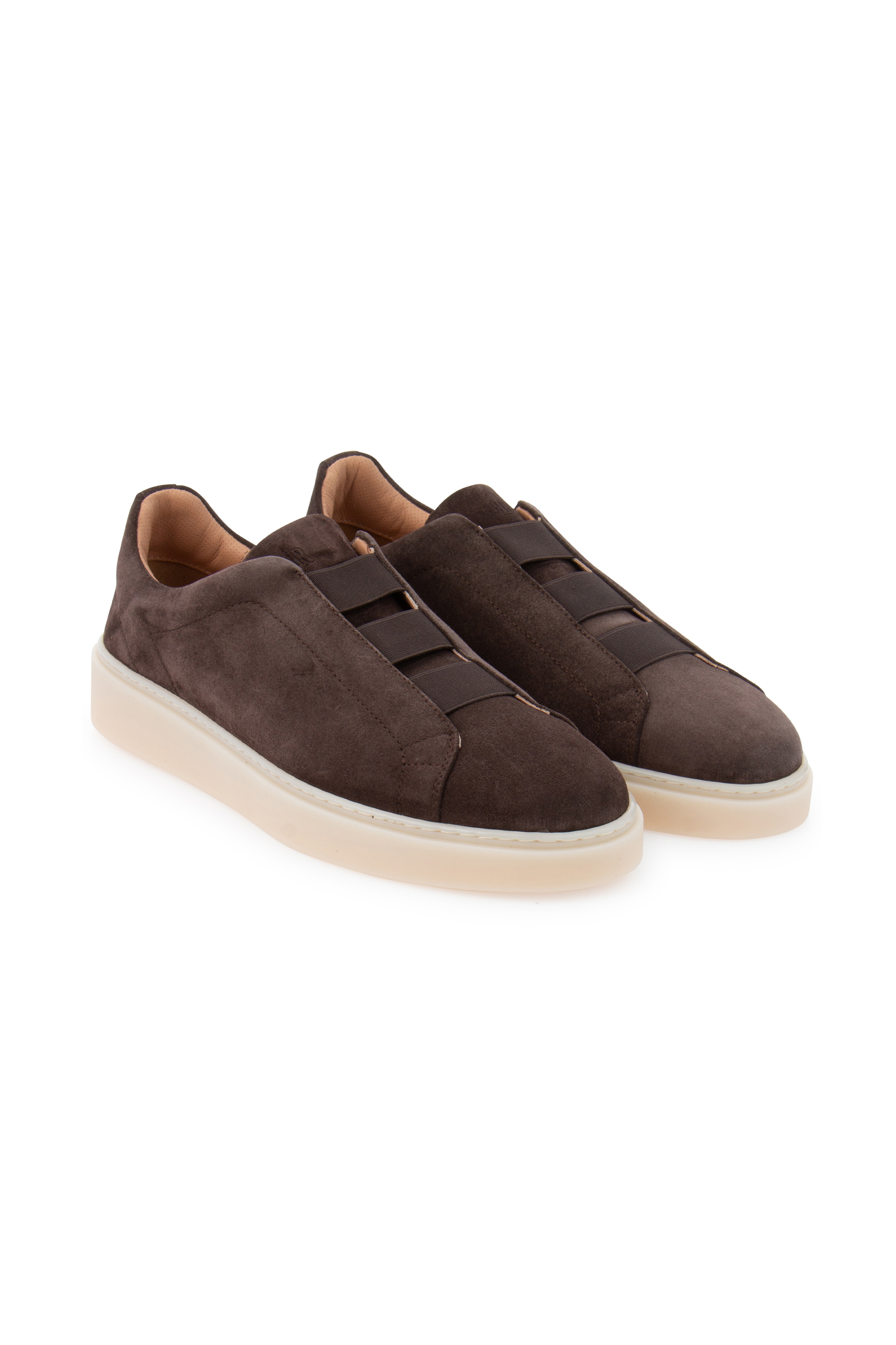 FABIANO RICCI Suede Slip On Sneakers