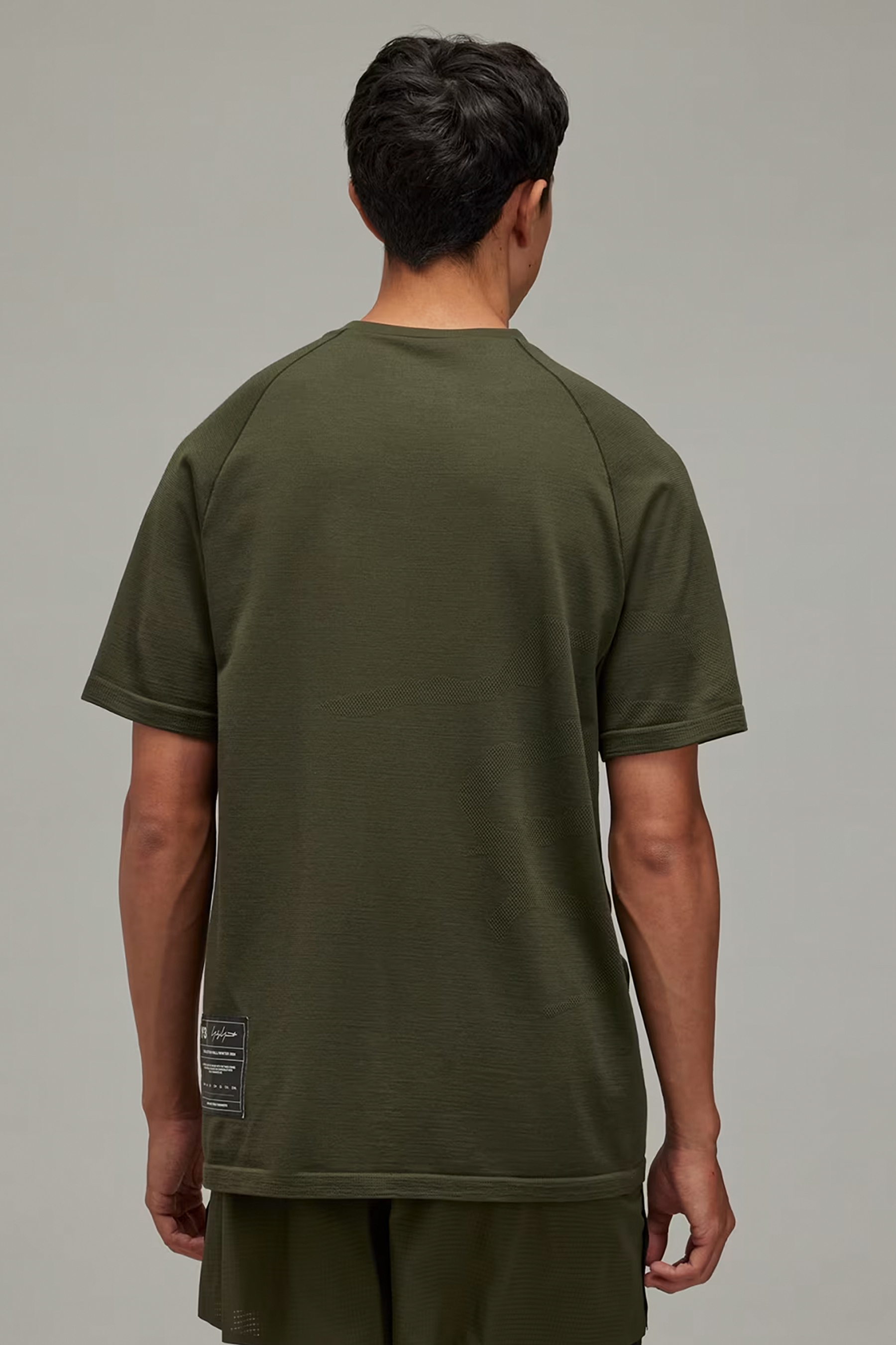 Y-3 Recycled Polyester-Wool Blend Running T-Shirt