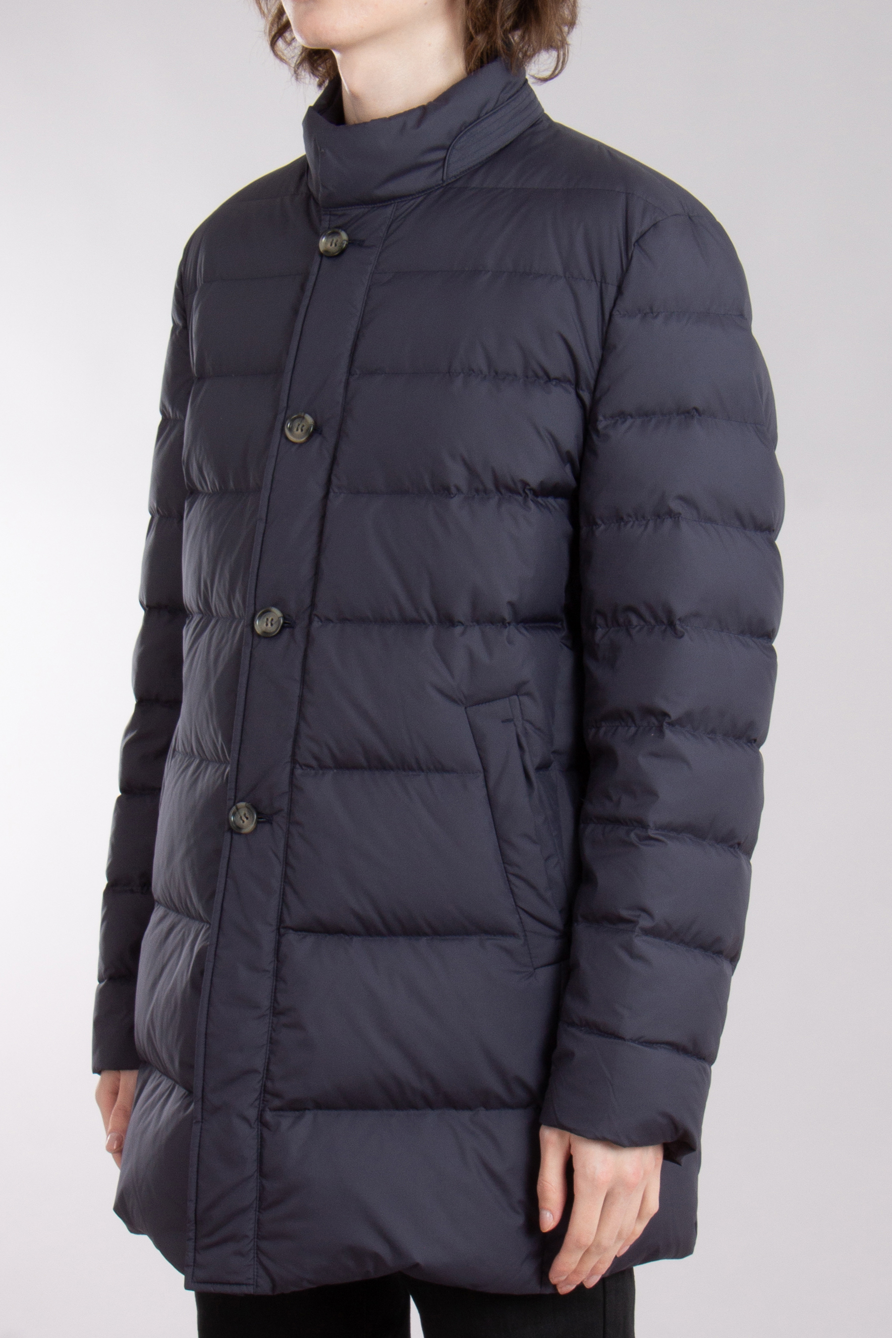 MAXIMILIAN Quilted Technical Fabric Down Jacket Leonel