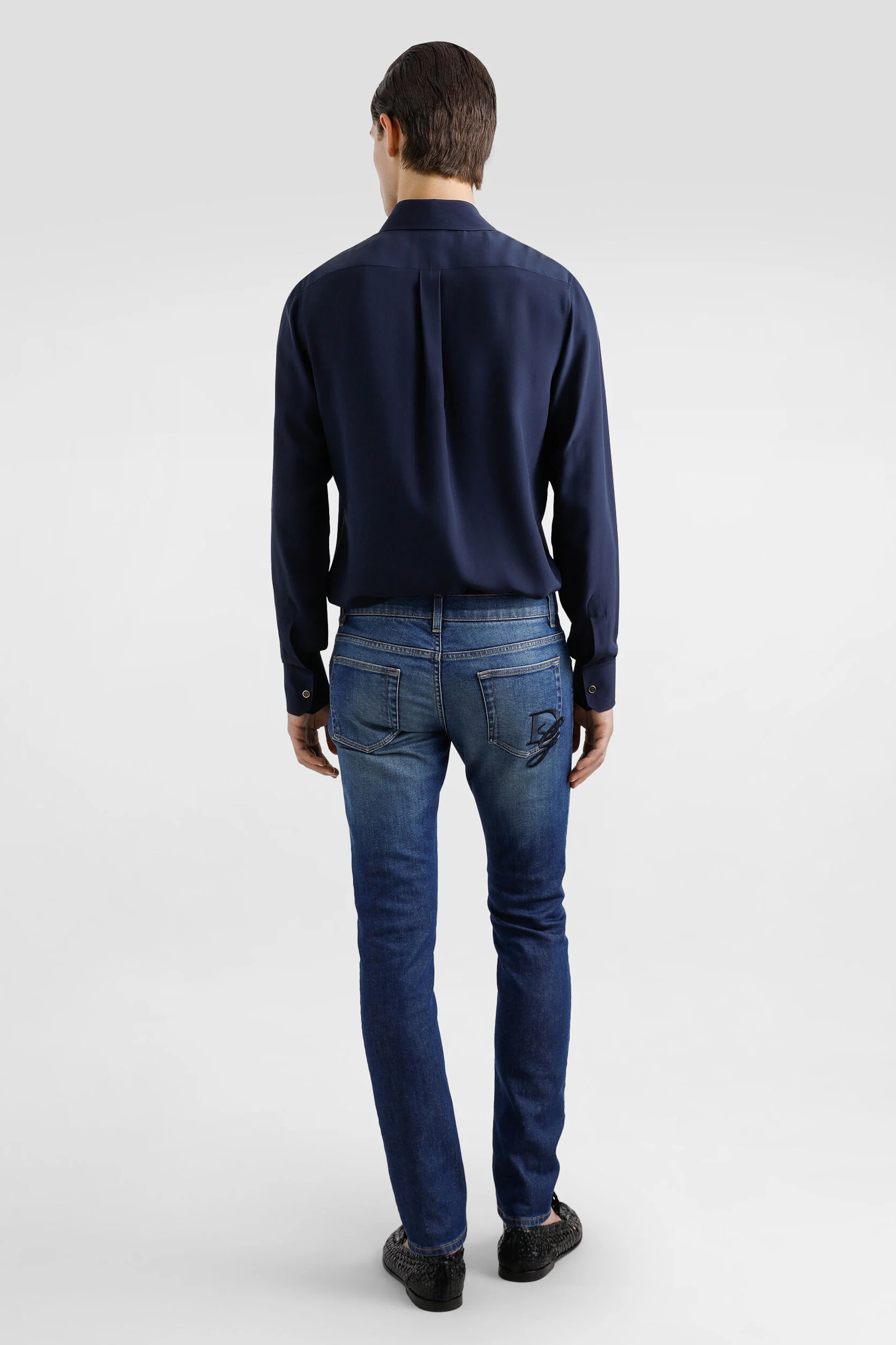 DOLCE & GABBANA Skinny Cotton Stretch Denim Jeans