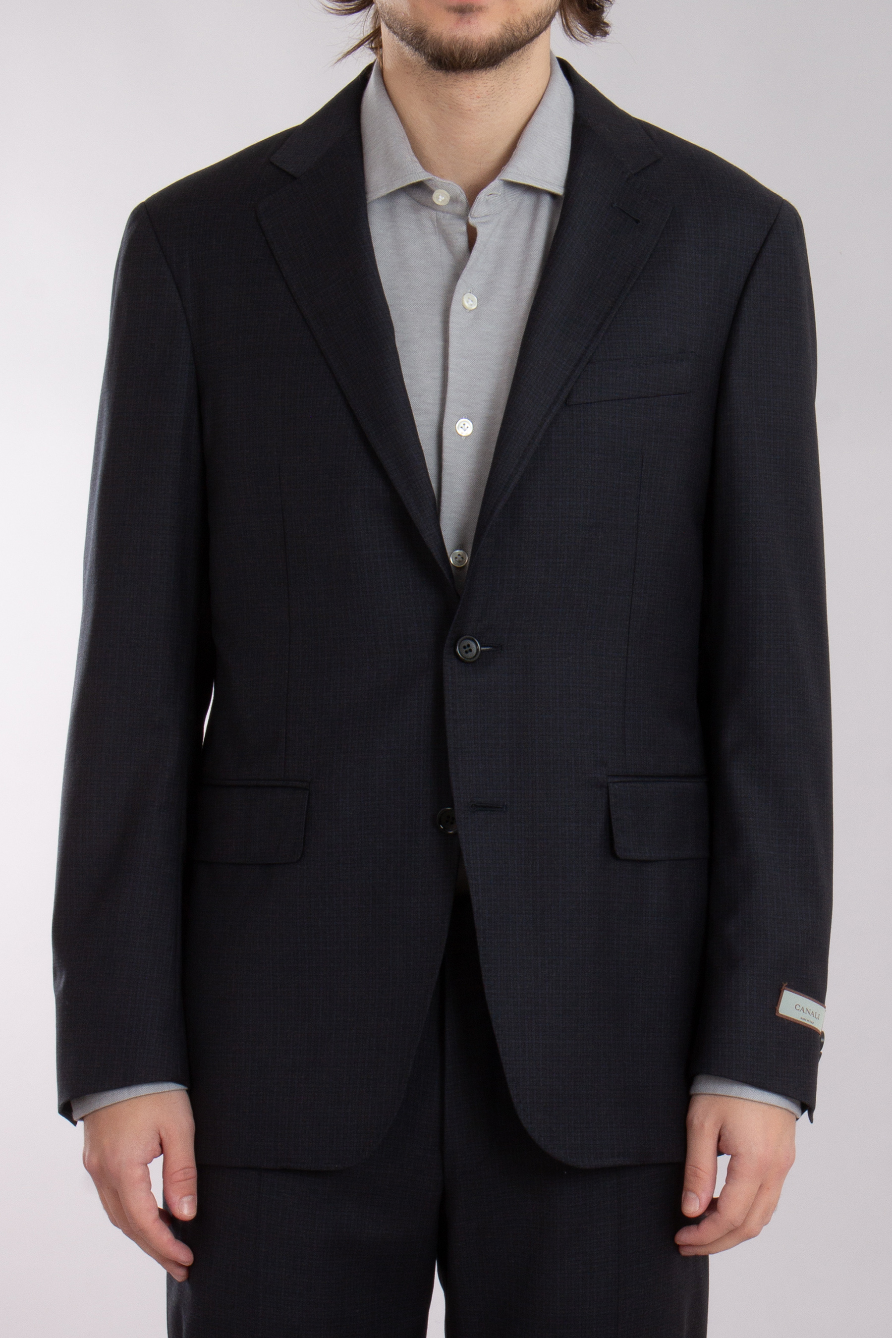 CANALI Checked Modern Fit Wool Suit Kei